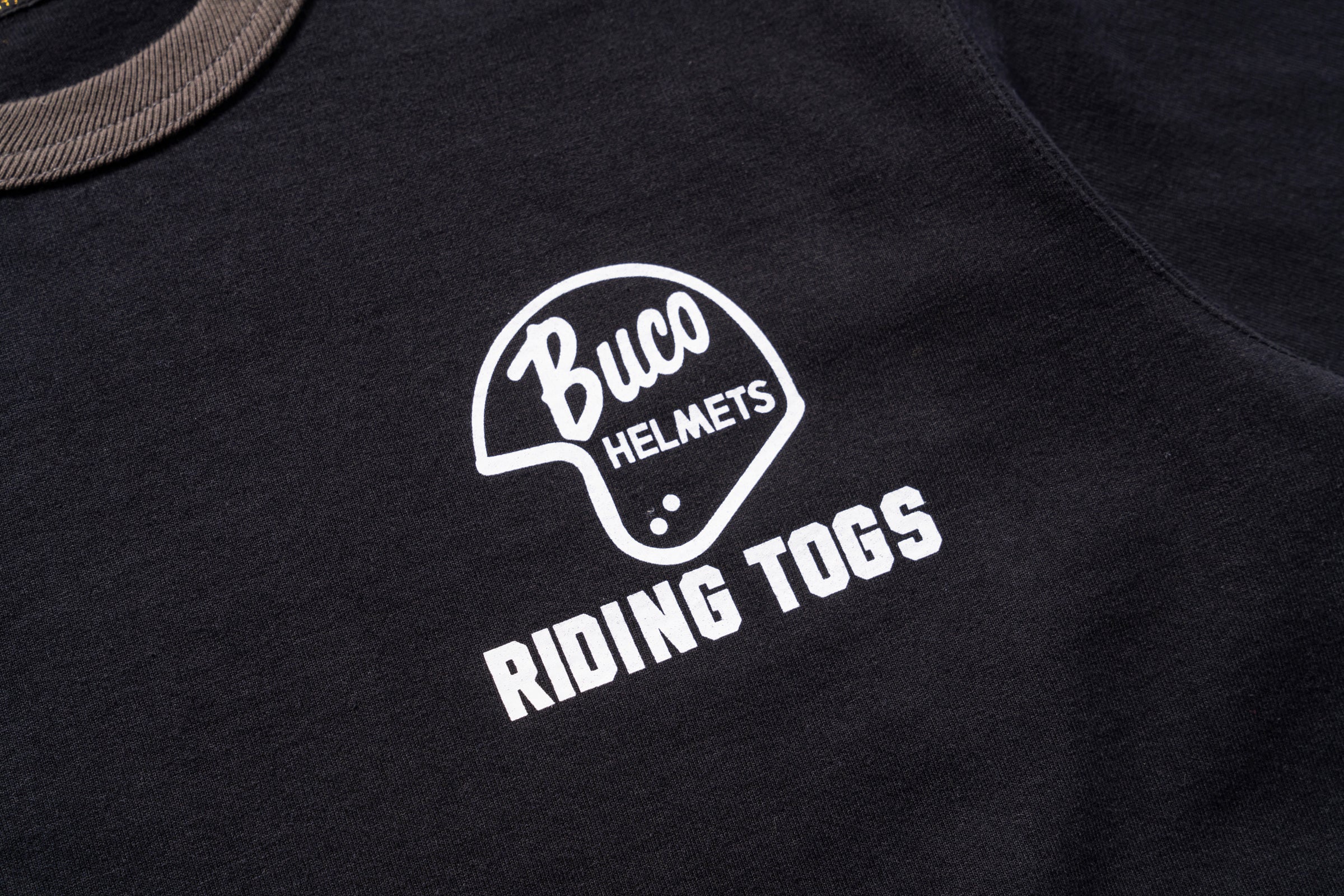 BUCO L/S TEE / RIDING TOGS - BLACK/CHARCOAL