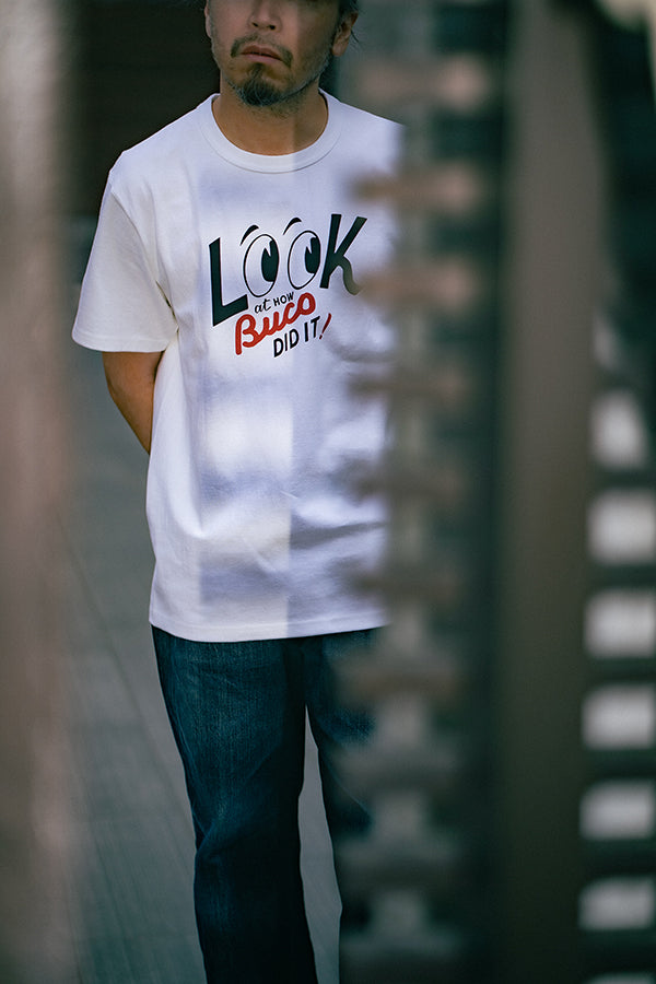 BC26002 BUCO TEE / LOOK AT HOW BUCO DID IT! - WHITE