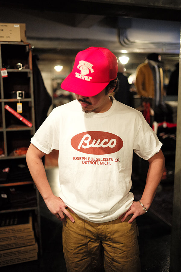 BC26003 BUCO TEE / BUCO OVAL - WHITE
