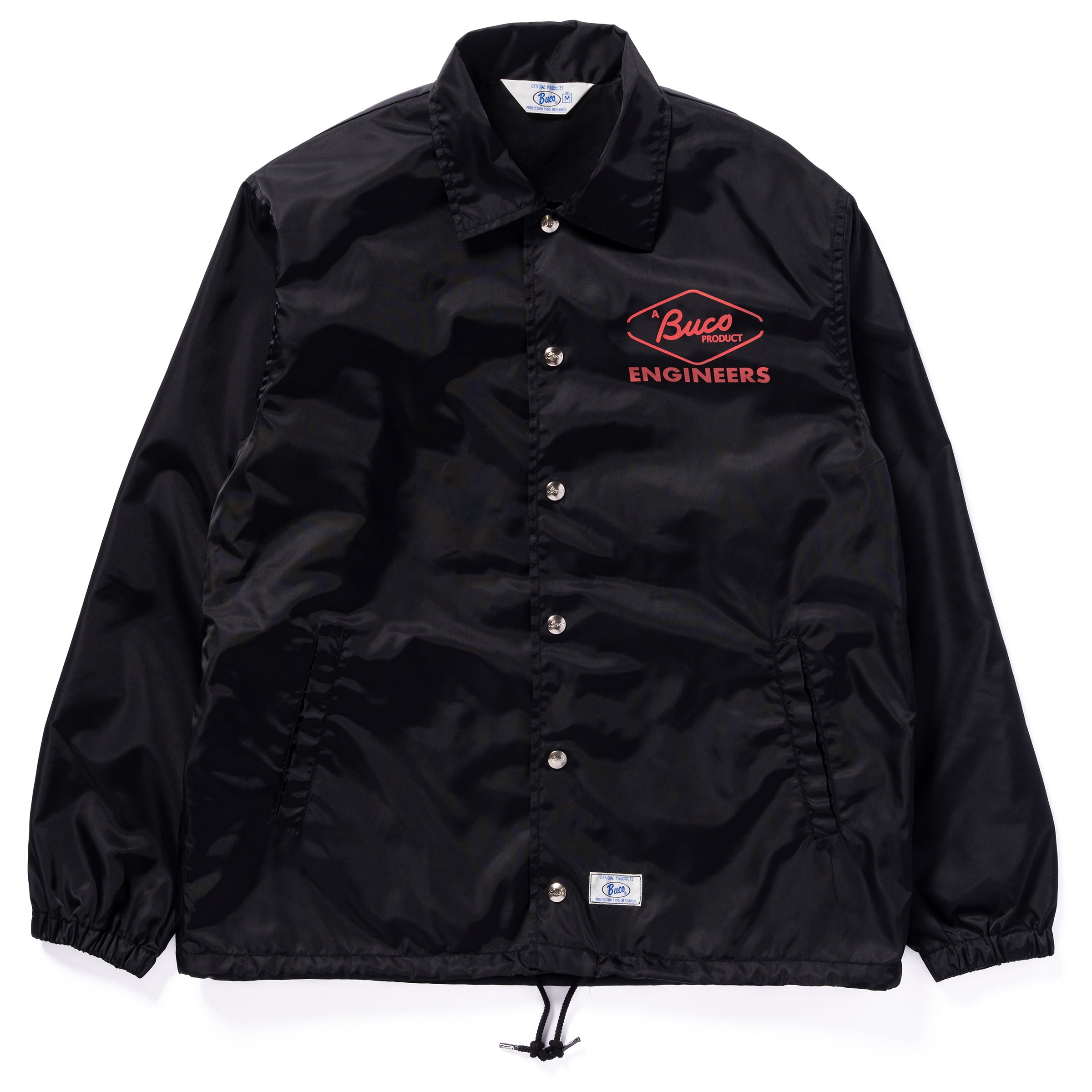 BUCO COACH JACKET / ENGINEERS - BLACK