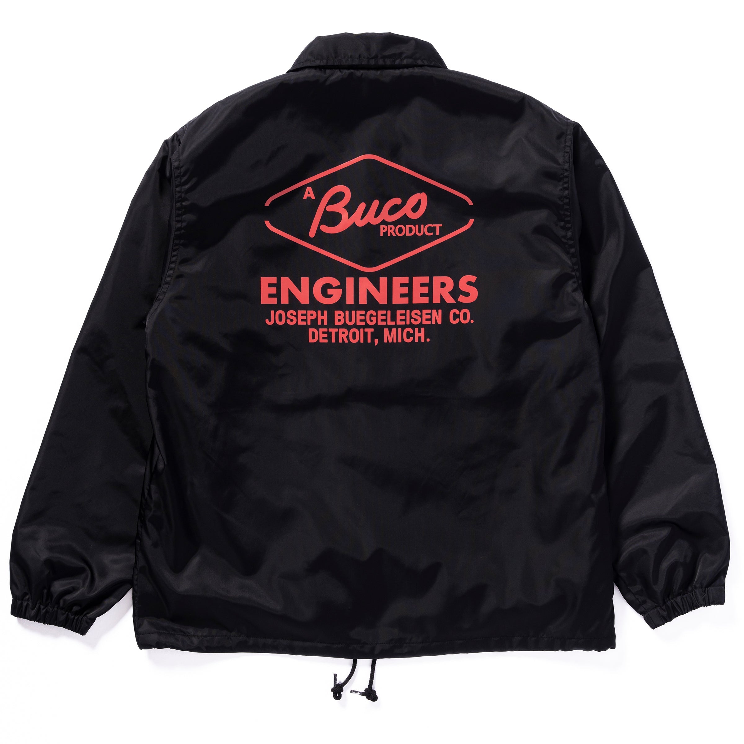 BUCO COACH JACKET / ENGINEERS - BLACK