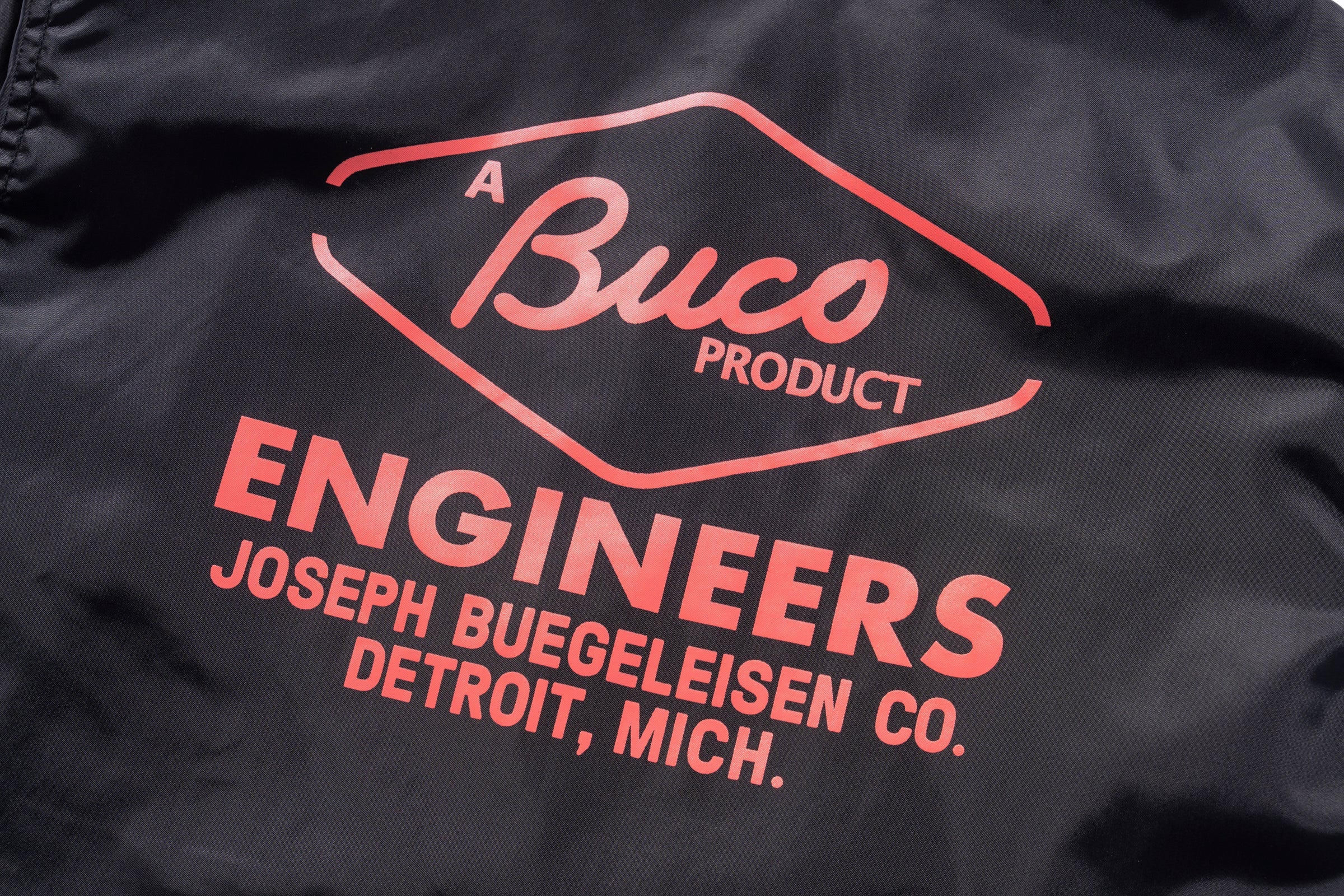 BUCO COACH JACKET / ENGINEERS - BLACK