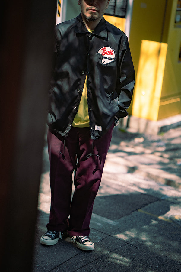 BJ26001 BUCO COACH JACKET / ENTHUSIAST - BLACK