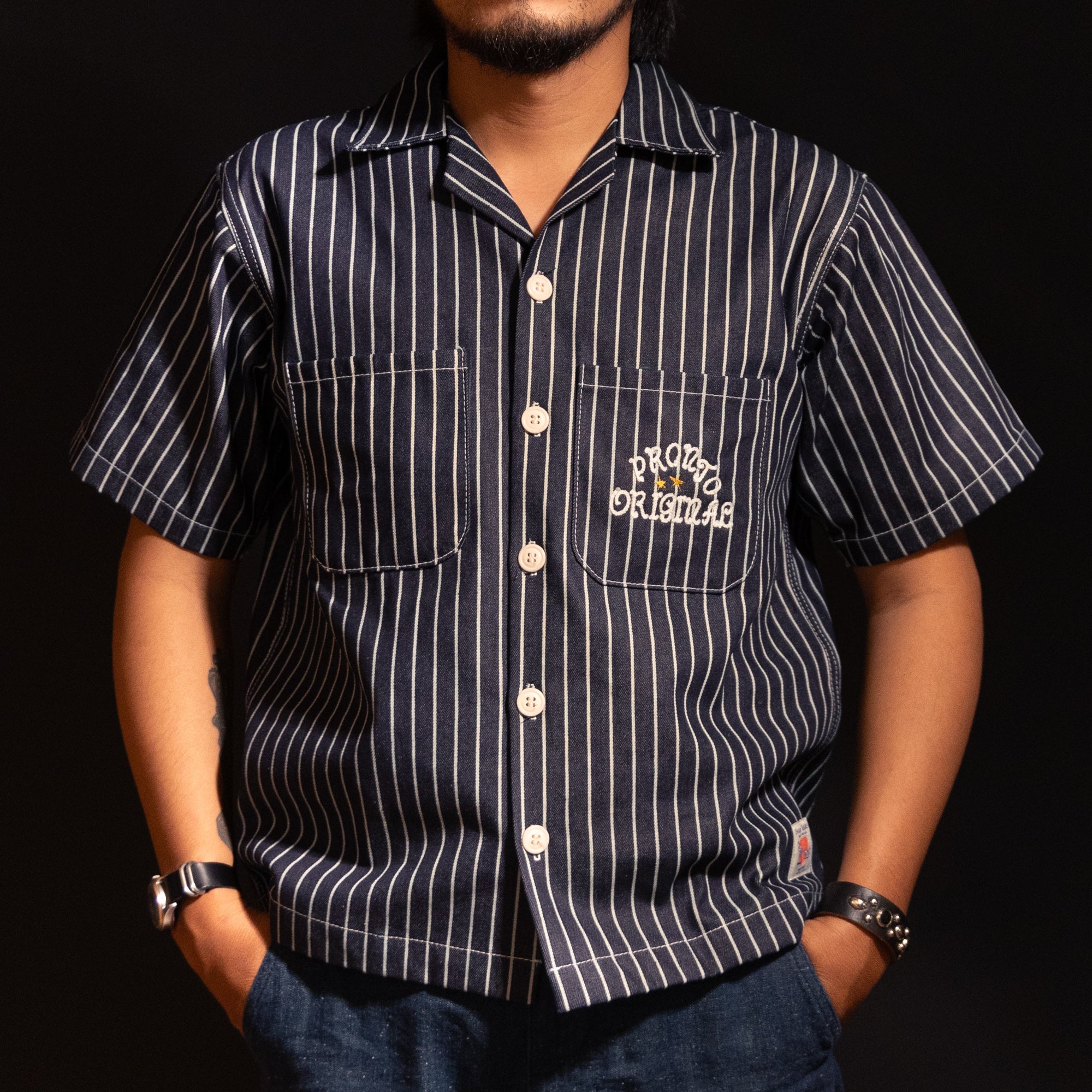 Salesman Top Shirt - Indigo rope