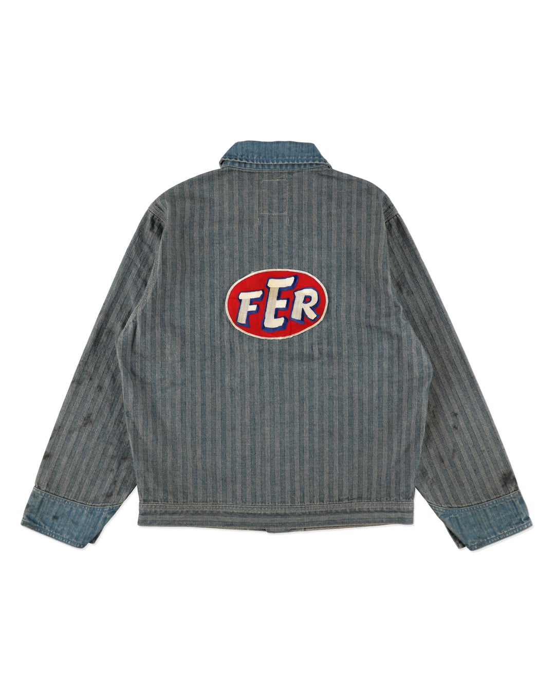 FER GRITGEAR JACKET AGED - INDIGO HERRINGBONE