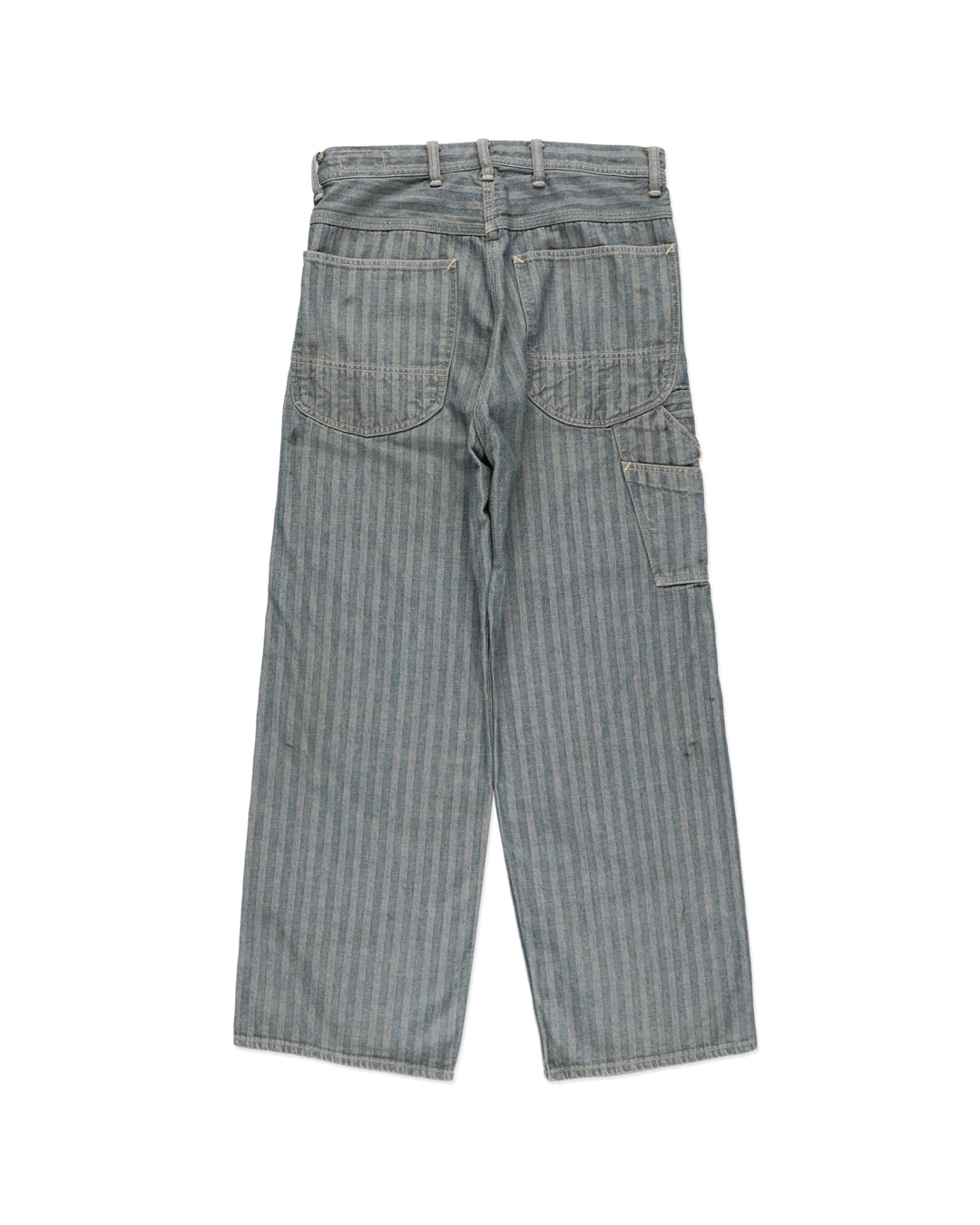 FER GRITGEAR PANTS AGED - INDIGO HERRINGBONE
