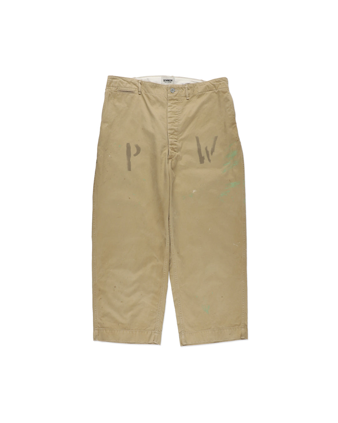PW 41 KHAKI TROUSERS AGED - KHAKI