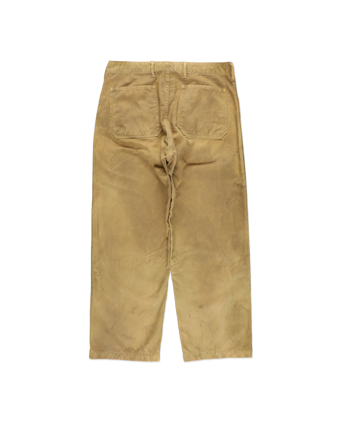 USMC P-41 HBT TROUSERS AGED - OLIVE YELLOW