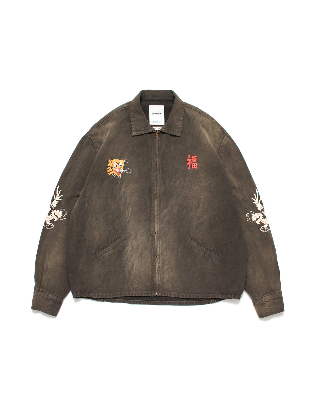 VIETNAM JACKET AGED - BLACK