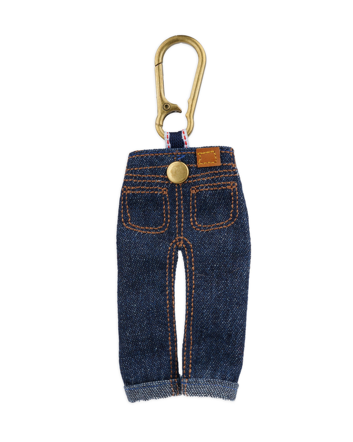 Type 00 Denim Keychain Charm - Indigo