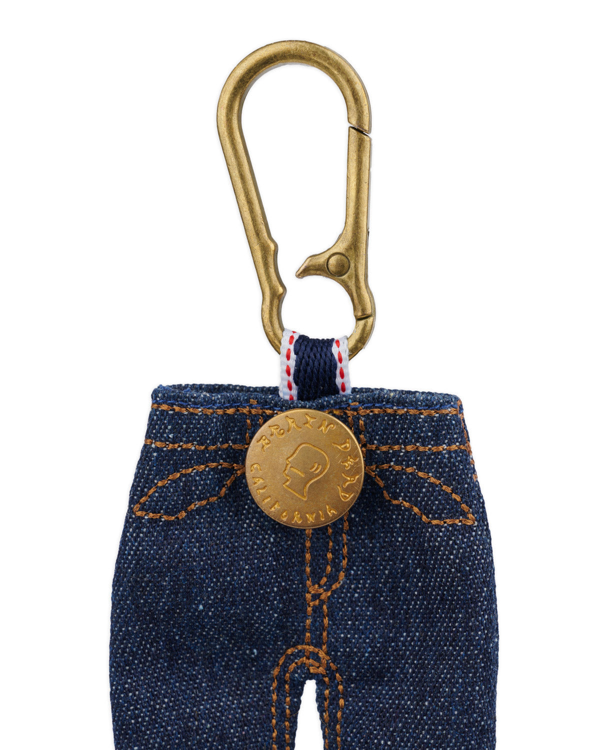 Type 00 Denim Keychain Charm - Indigo