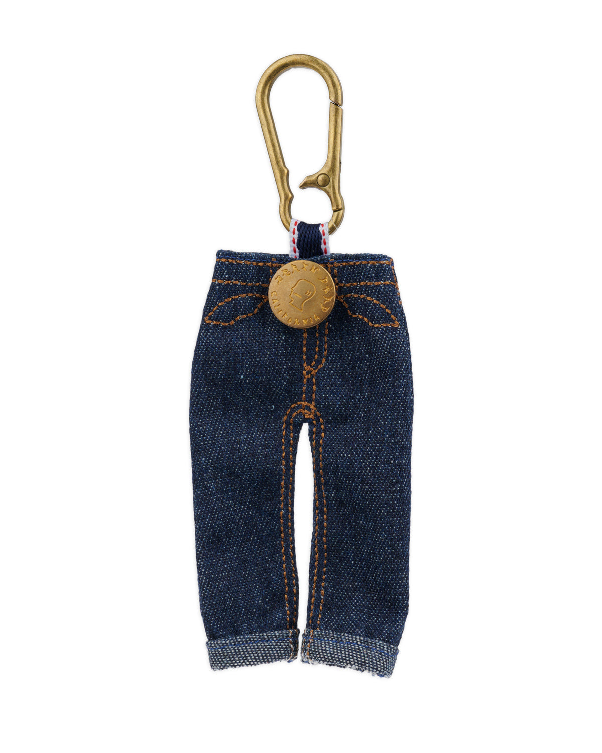 Type 00 Denim Keychain Charm - Indigo
