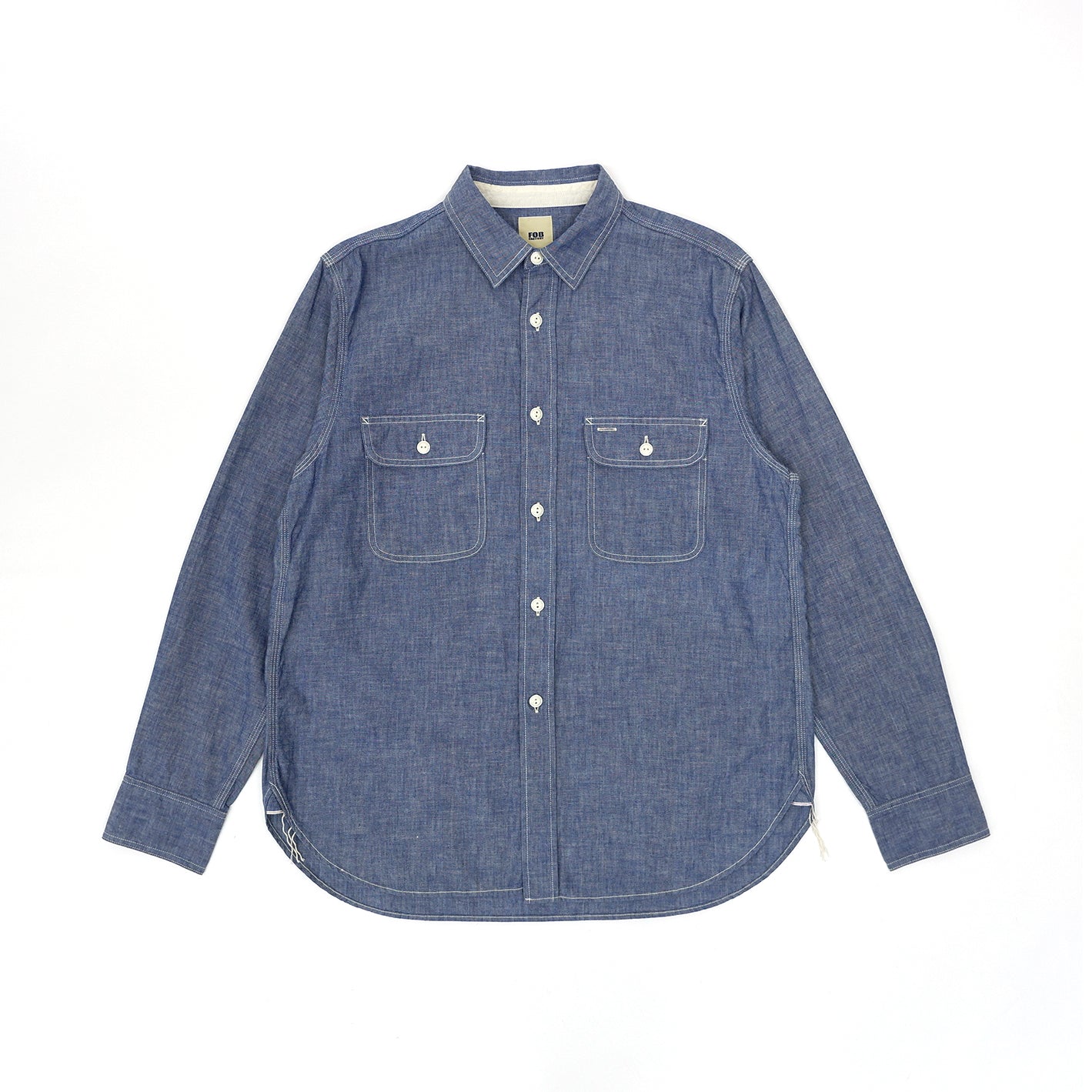 F3494 CHAMBRAY WORK SHIRT - BLUE