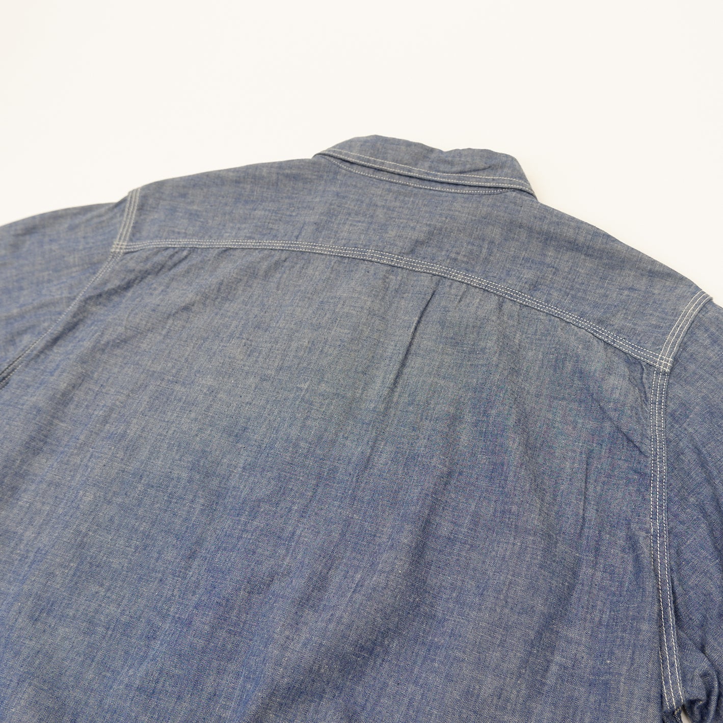 F3494 CHAMBRAY WORK SHIRT - BLUE