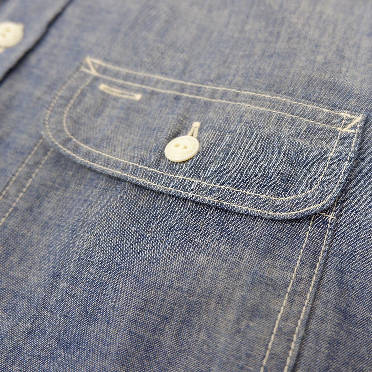 F3494 CHAMBRAY WORK SHIRT - BLUE