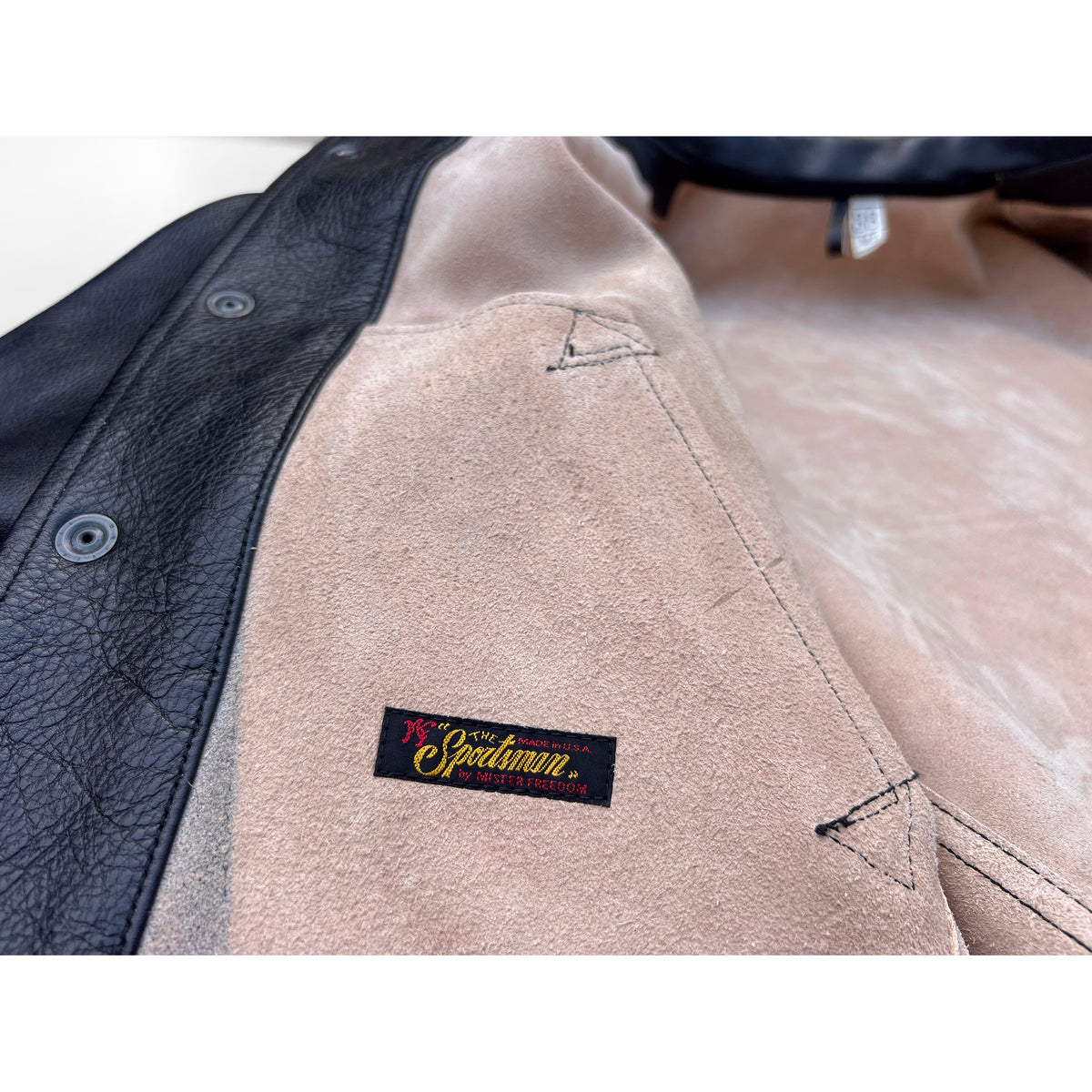 CAMPUS "STUD" JACKET STALLION - BLACK