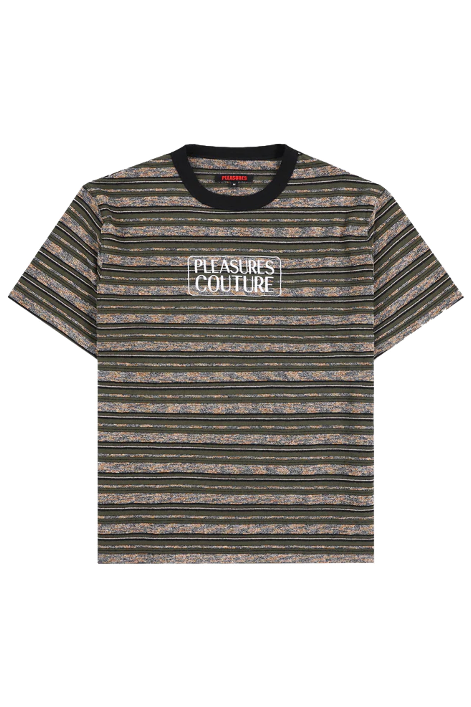 COUTURE STRIPE SHIRT - DARK OLIVE