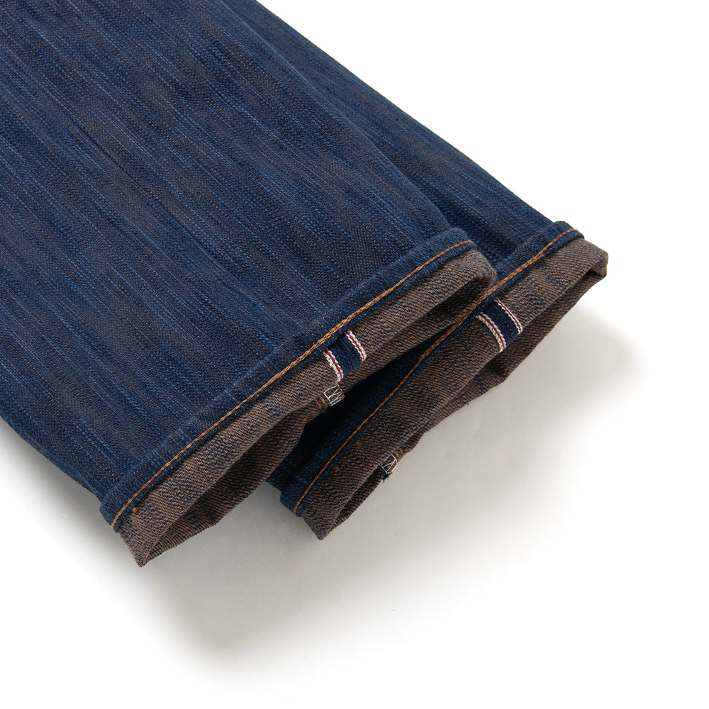 D1905 AWA INDIGO PERSIMMON DYE JEANS - INDIGO