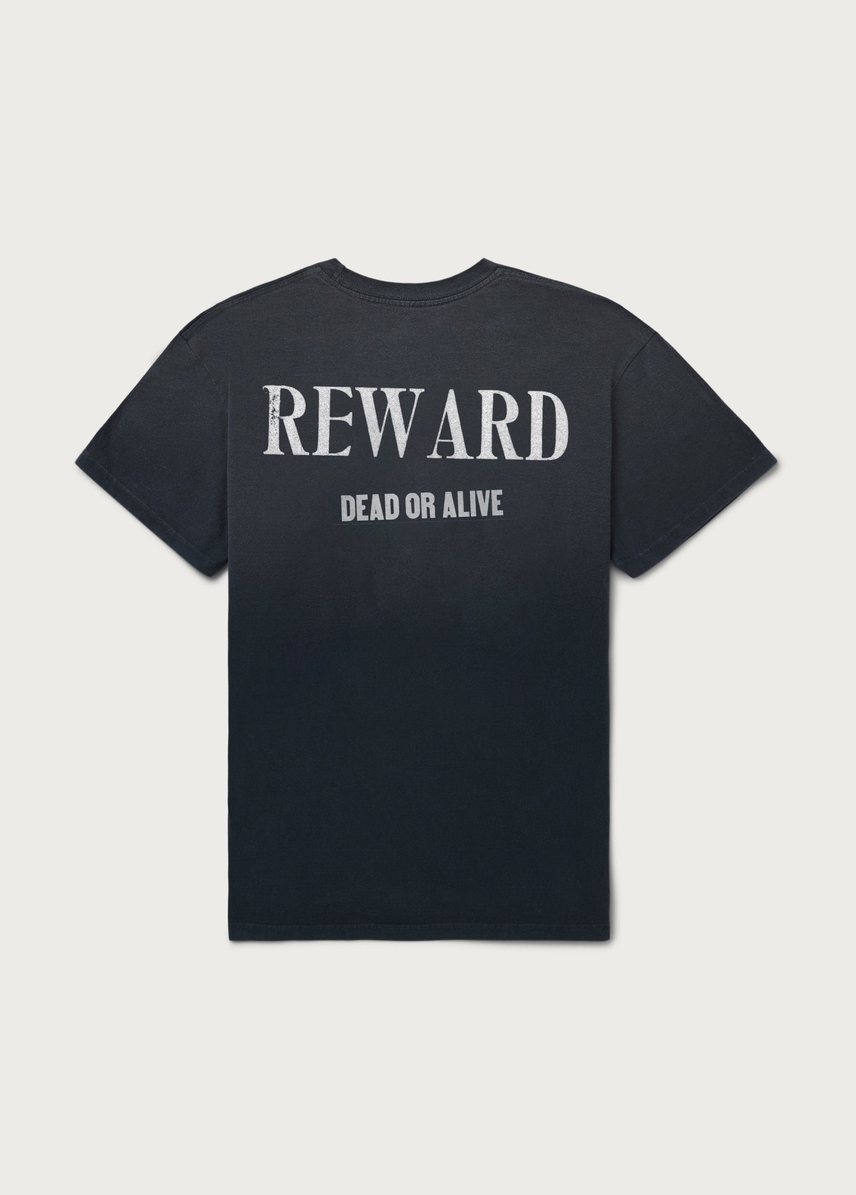 DEAD OR ALIVE  TEE S/S - WASHED BLACK