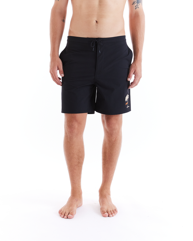 Tropical Boardshort - Black