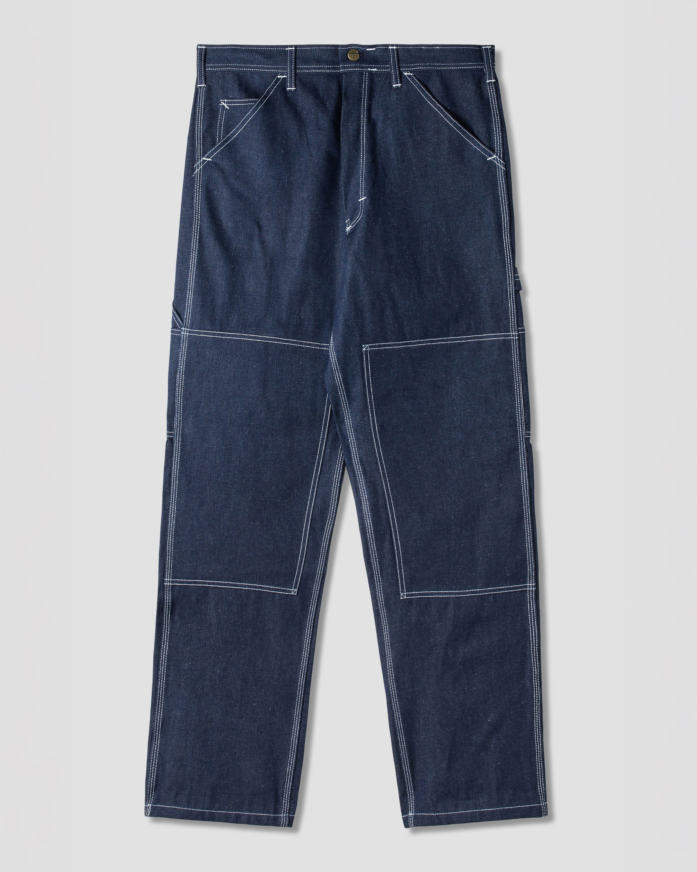 0155 DOUBLE KNEE PAINTER PANT - INDIGO DENIM