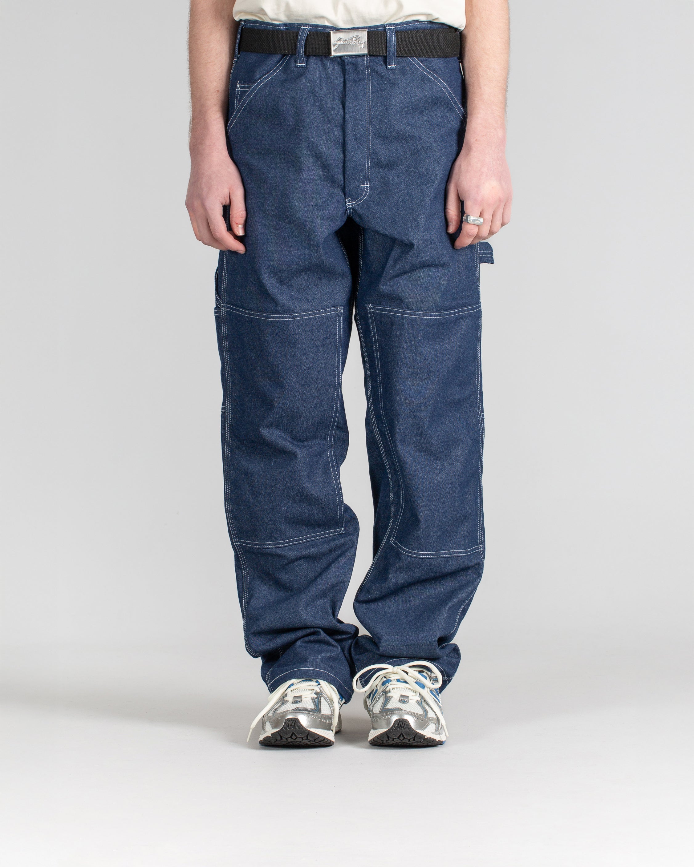 0155 DOUBLE KNEE PAINTER PANT - INDIGO DENIM