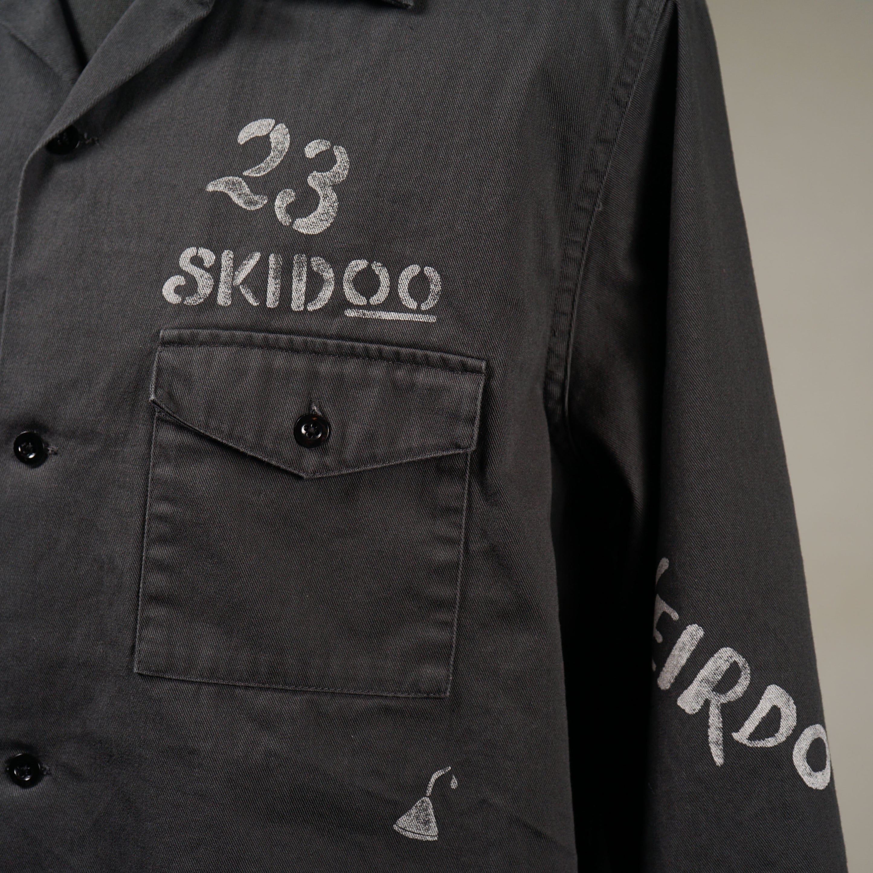 NO GAS? - L/S WORK SHIRTS - BLACK