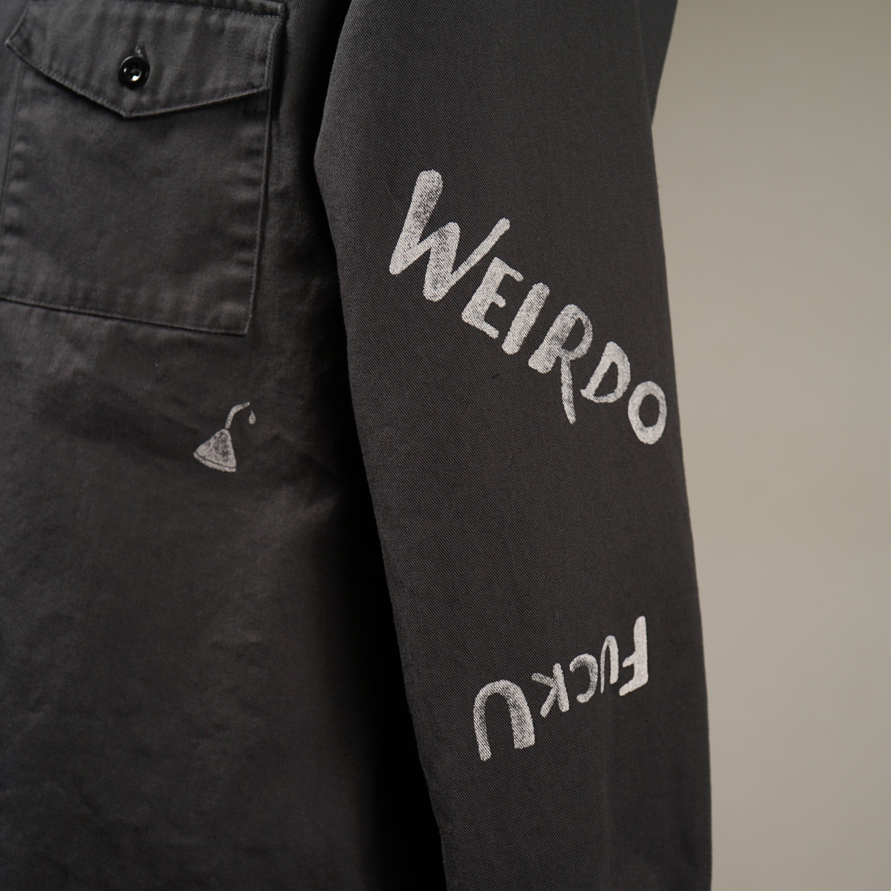 NO GAS? - L/S WORK SHIRTS - BLACK