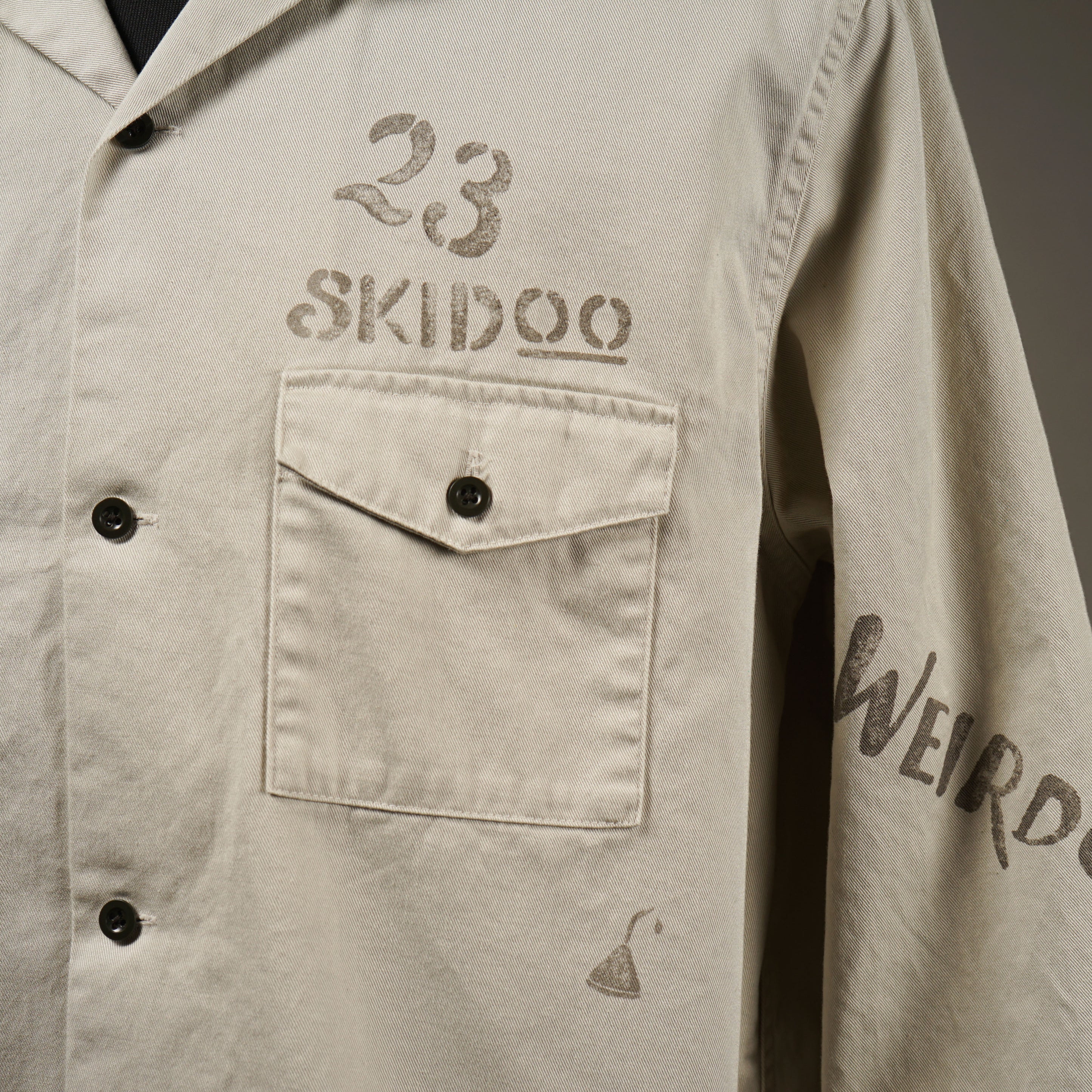 NO GAS? - L/S WORK SHIRTS - IVORY