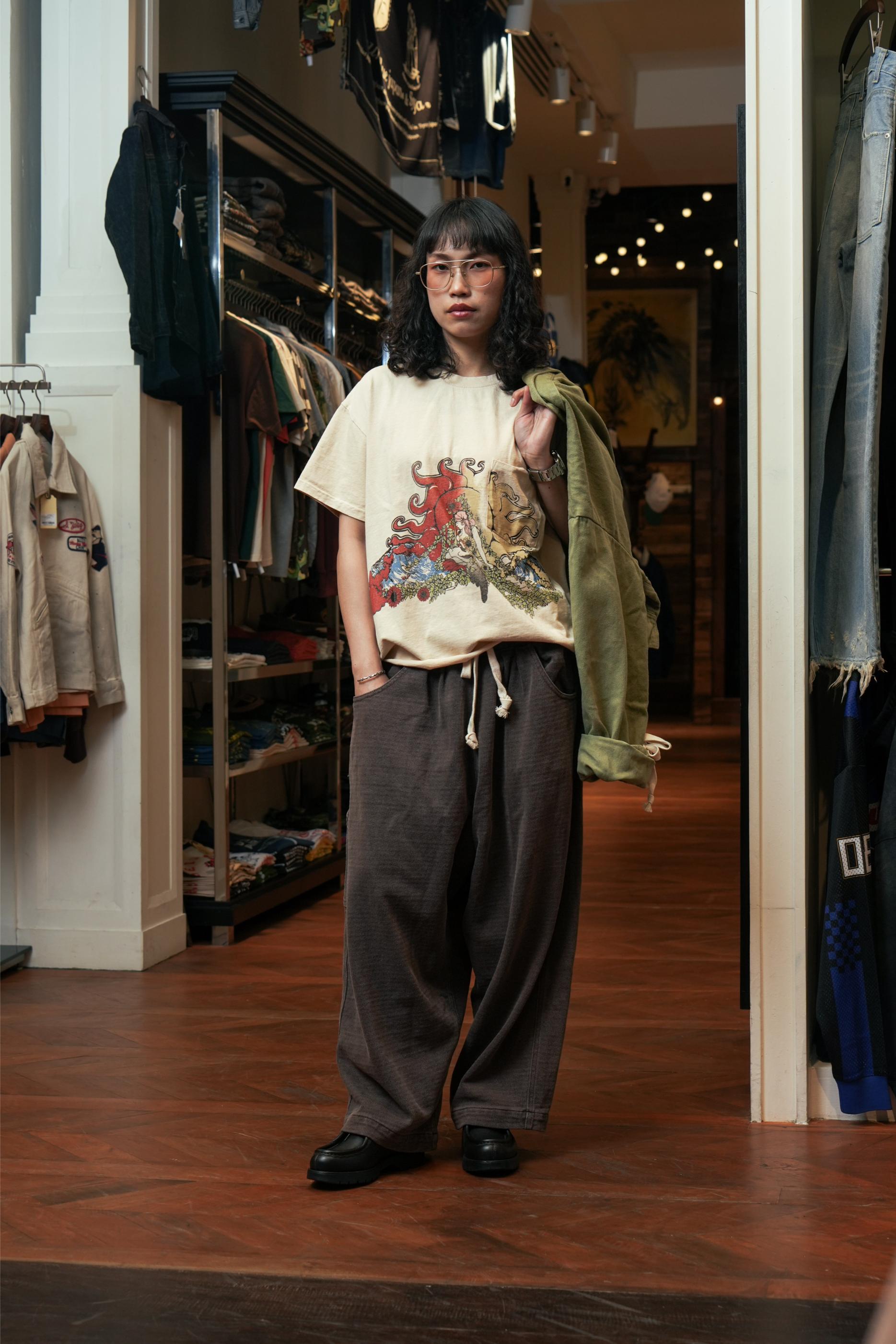 EARTH GODDESS WORKIN TEE RAW - NATURAL