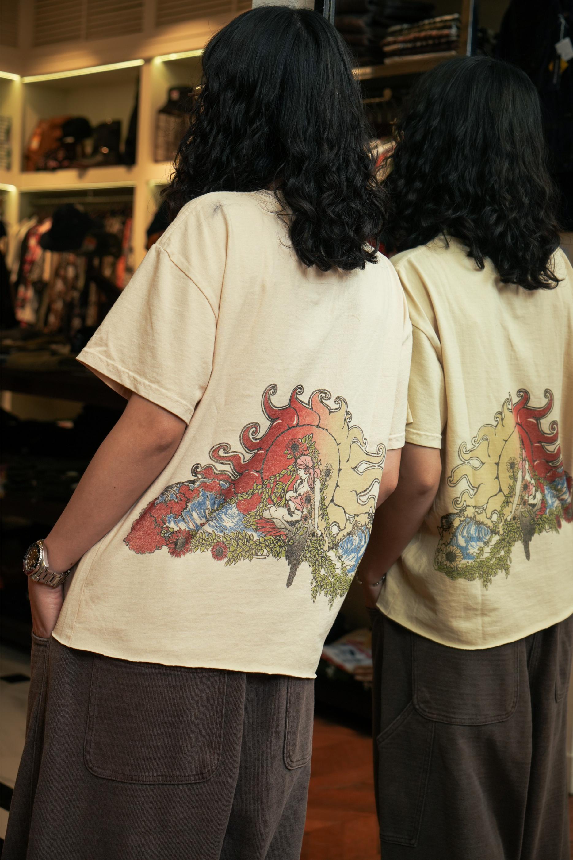 EARTH GODDESS WORKIN TEE RAW - NATURAL
