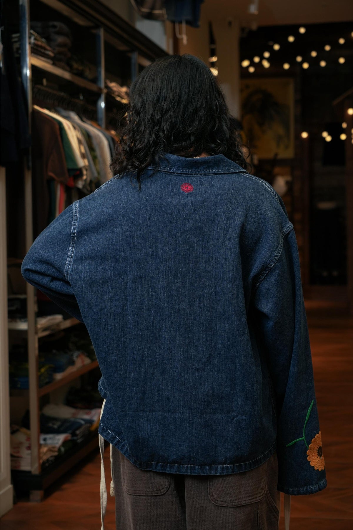 SUNFLOWER FIELDS DENIM JACKET - MID RINSE