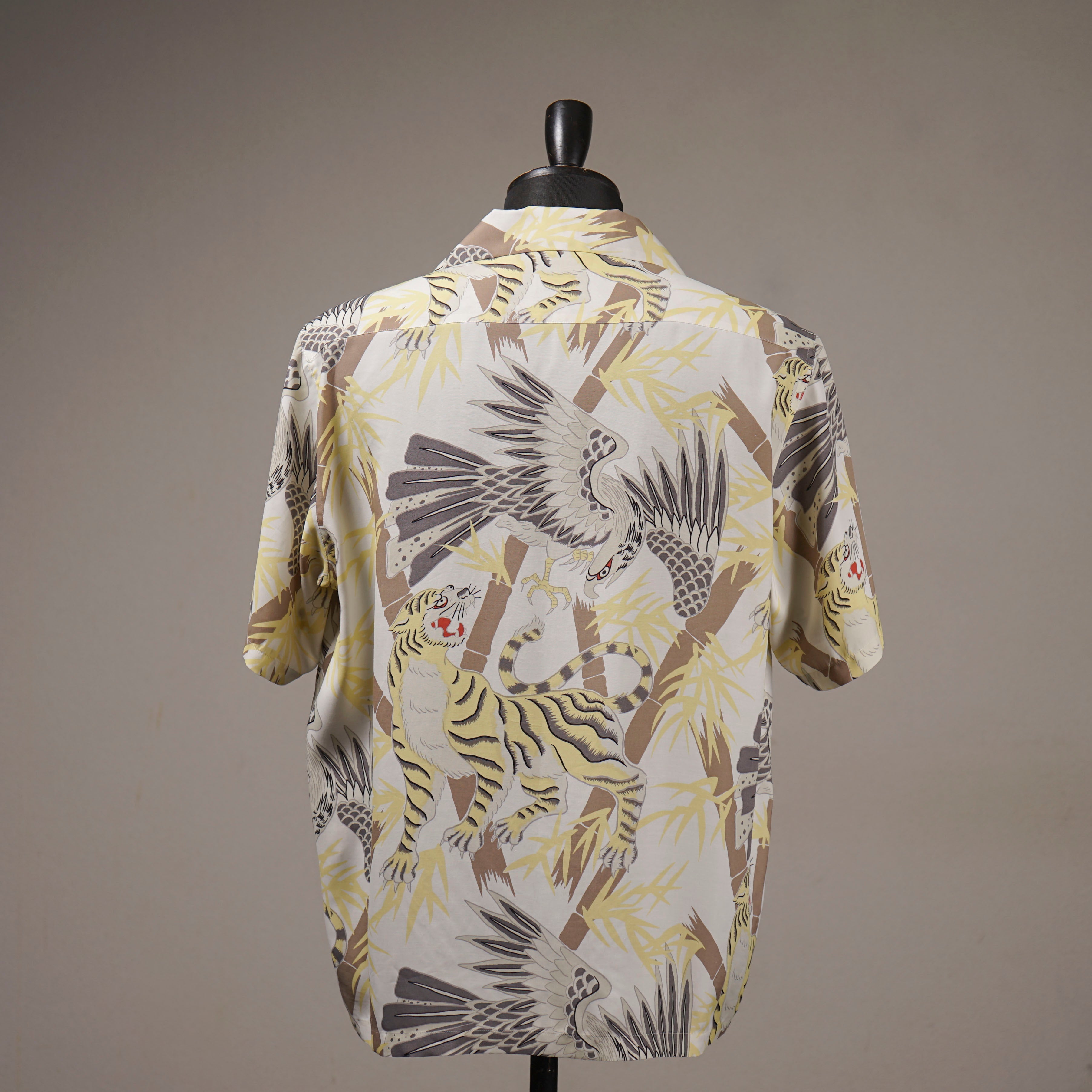 GLAD RAW - S/S HAWAIIAN SHIRT - WHITE