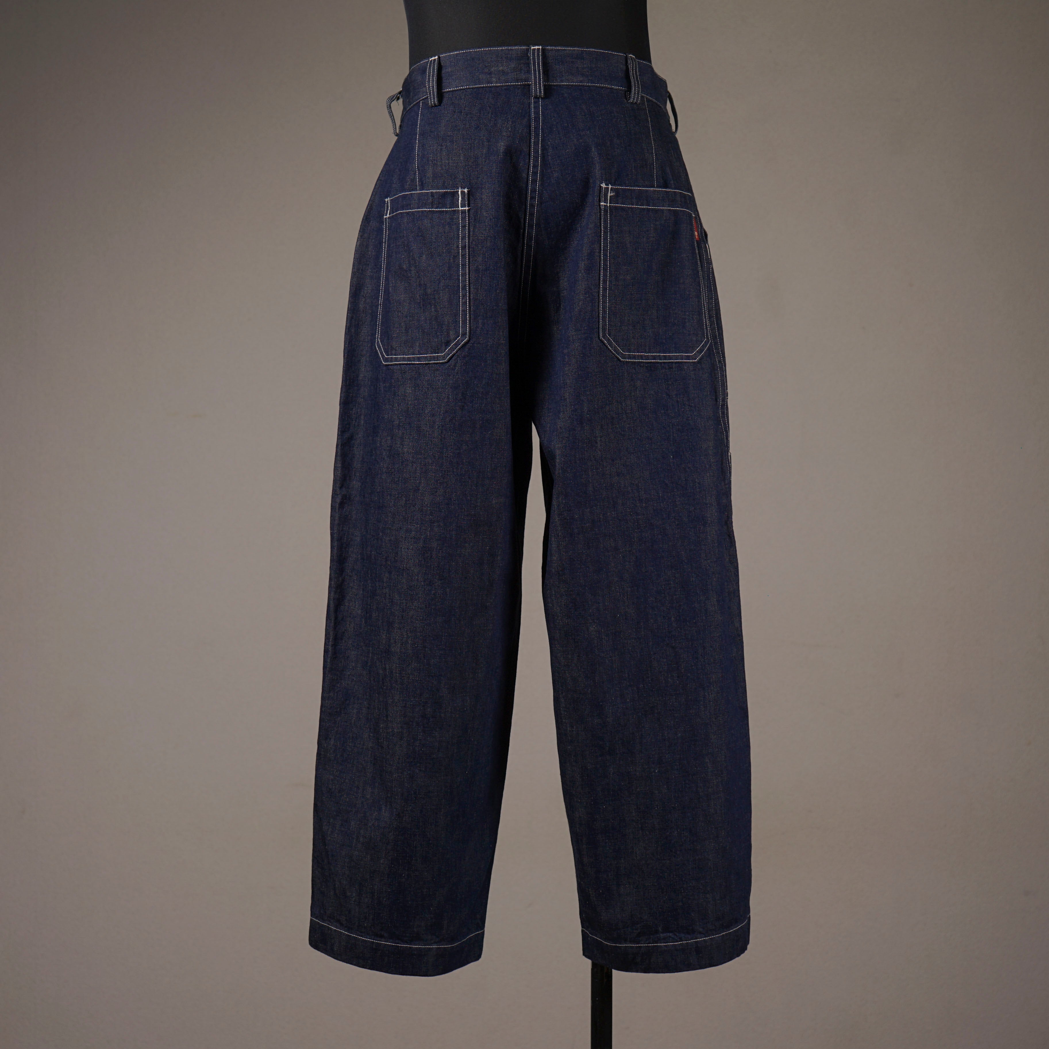 KEEP ON FUCKIN' - UTILITY DENIM PANTS - INDIGO
