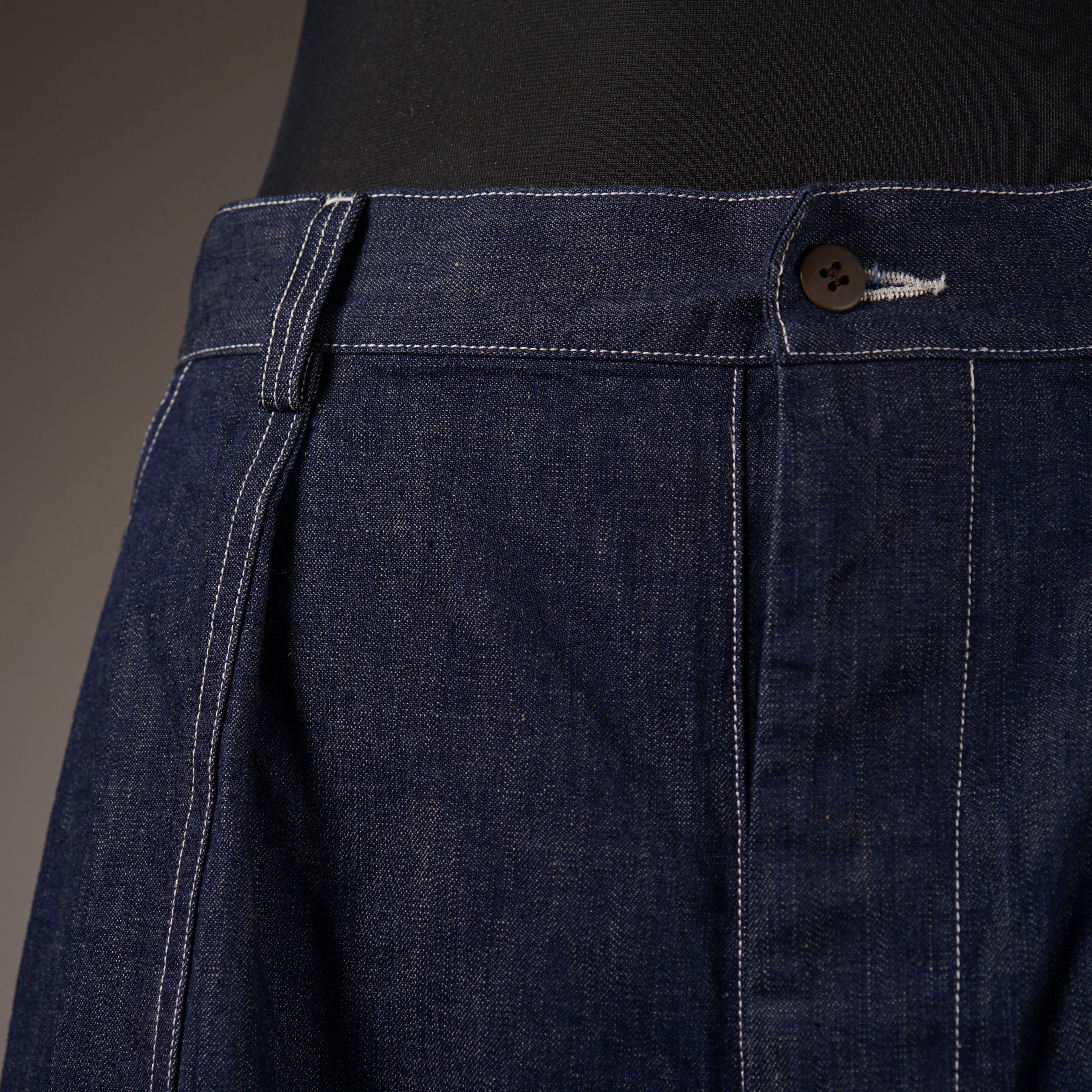 KEEP ON FUCKIN' - UTILITY DENIM PANTS - INDIGO
