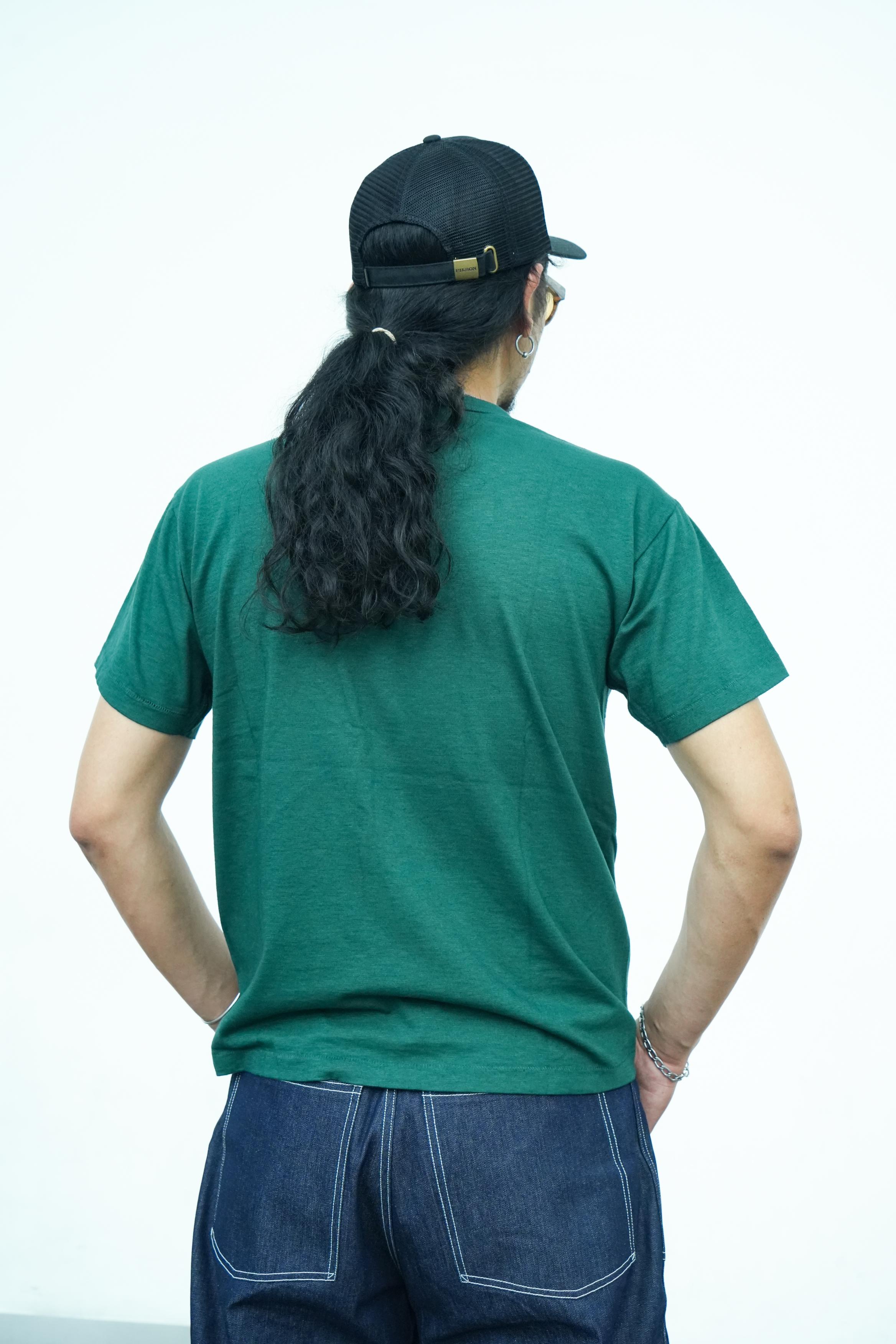 Daily Sports TEE S/S - D.Green Vat Dye