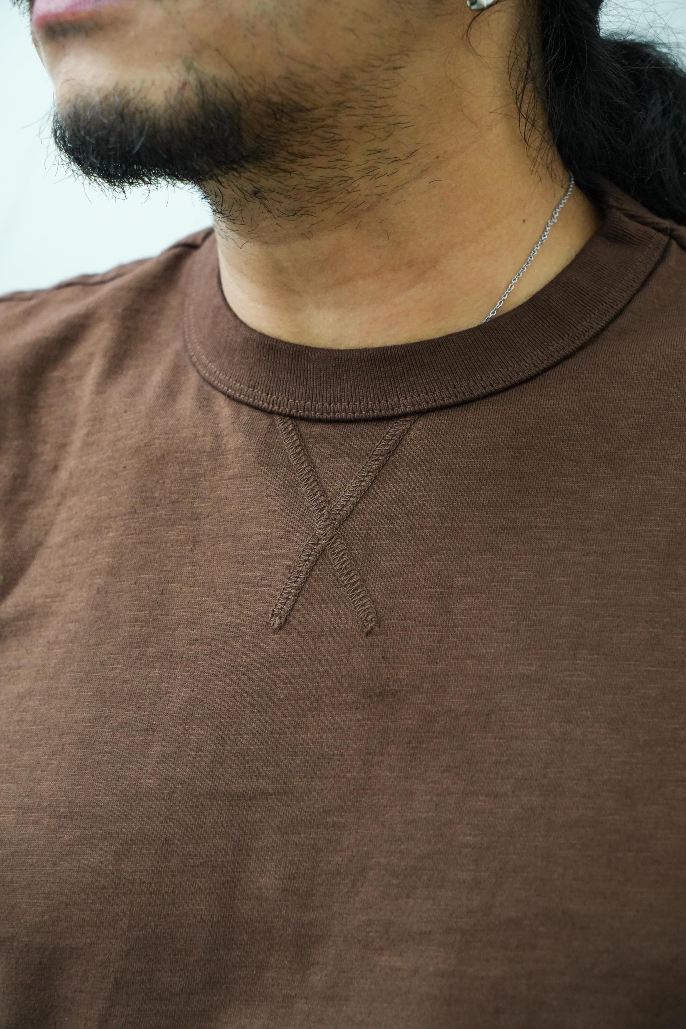 Daily Sports TEE S/S - Brown Vat Dye