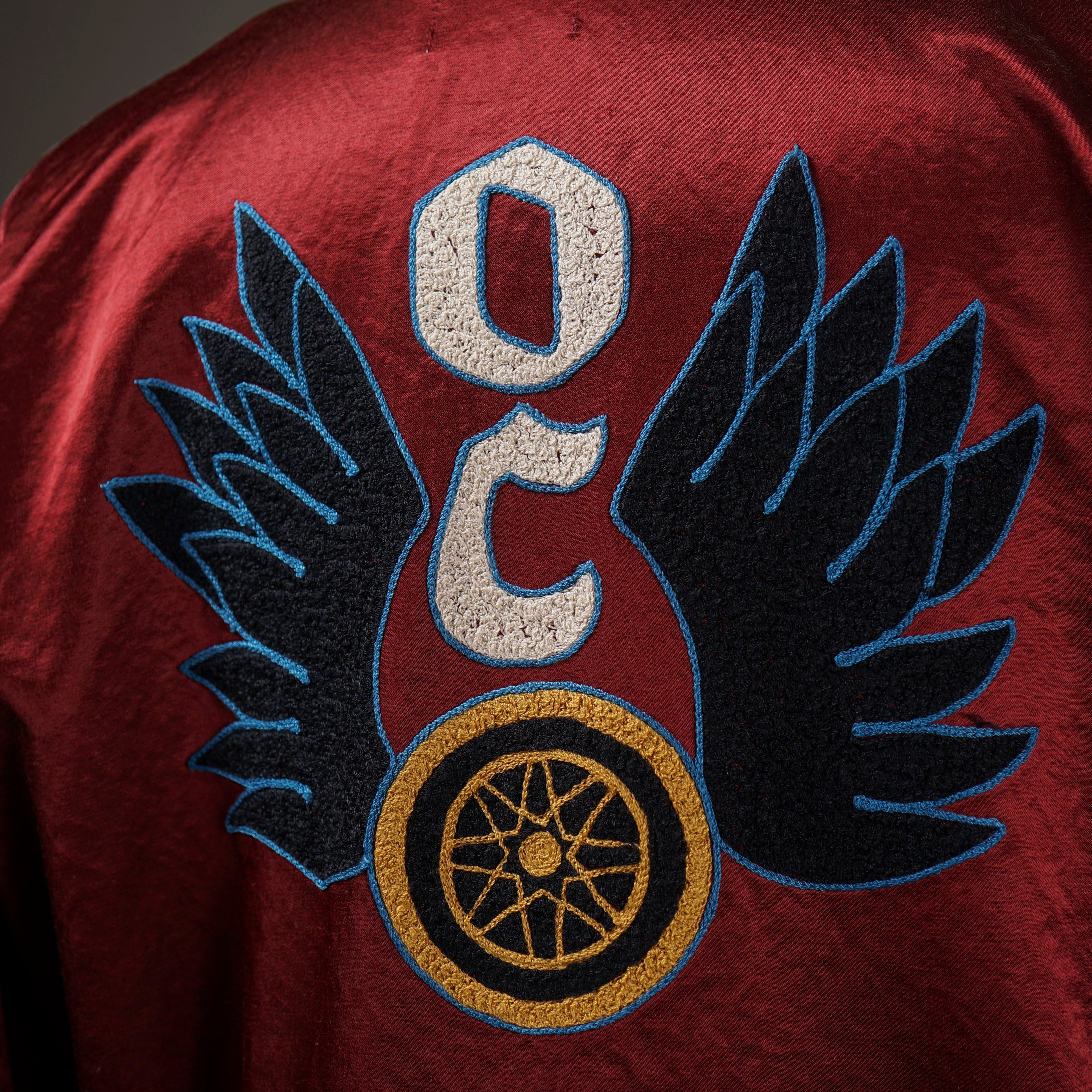 FLYING WHEELS - CLUB JACKET - BURGUNDY