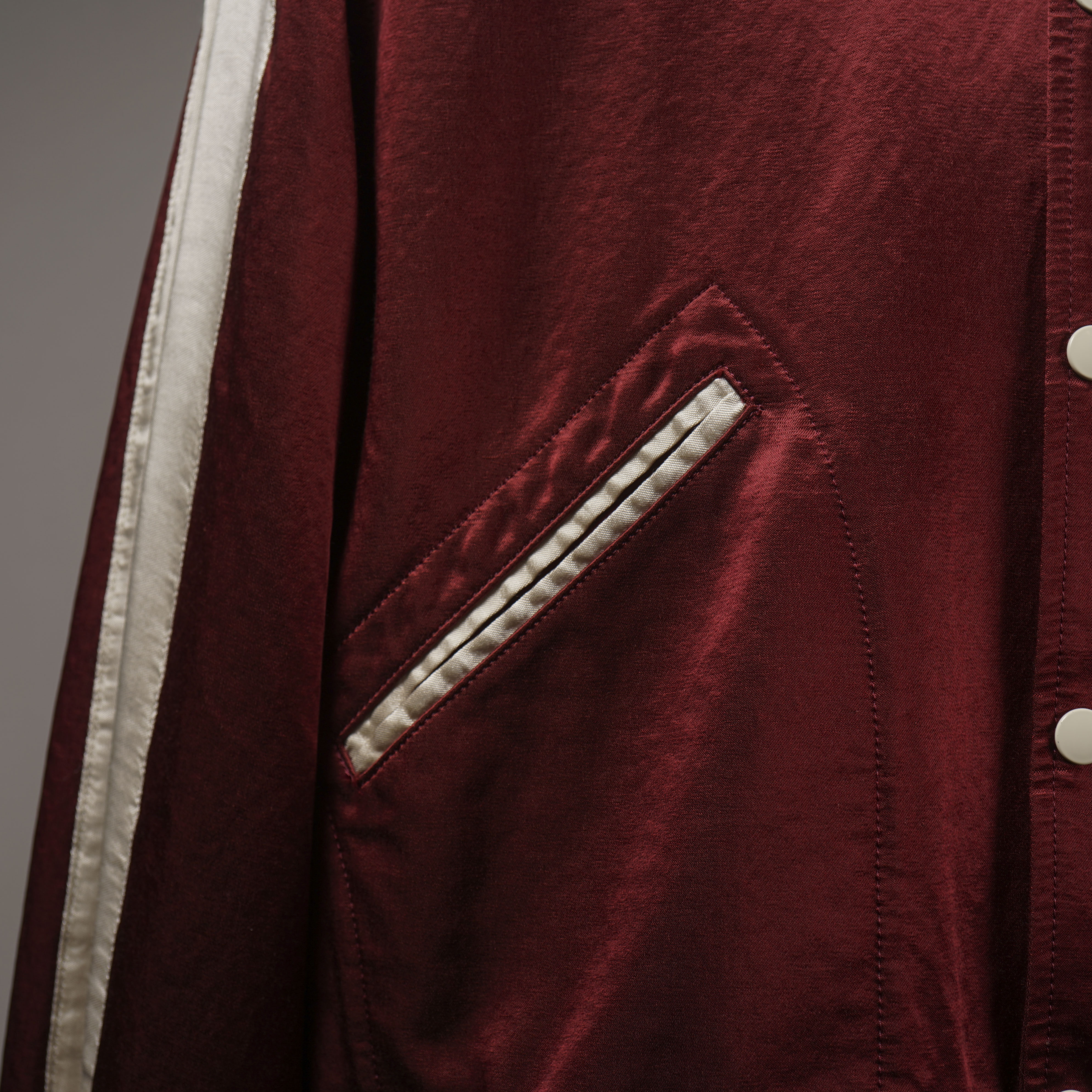FLYING WHEELS - CLUB JACKET - BURGUNDY