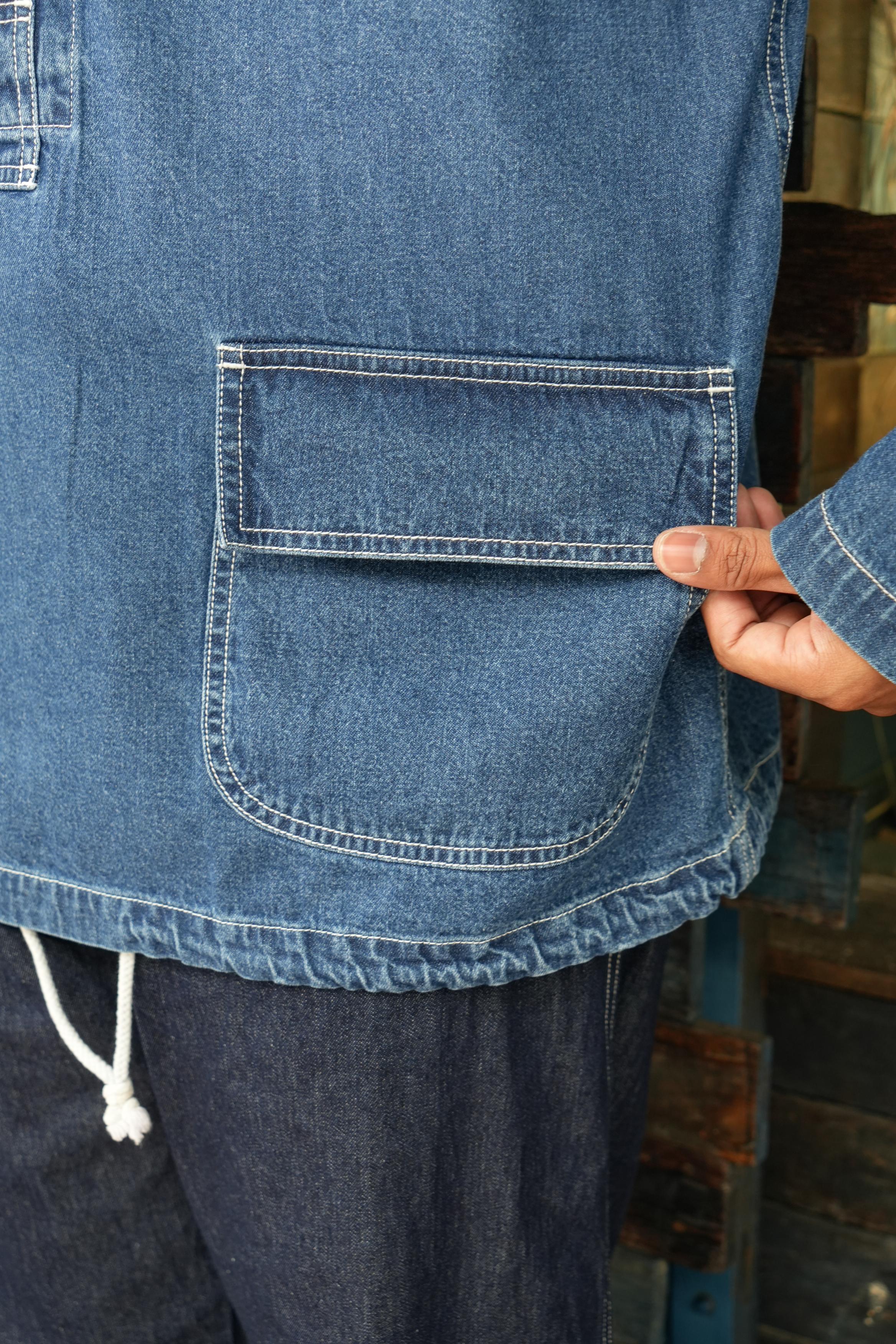 Pullover Pakra - Worn Denim