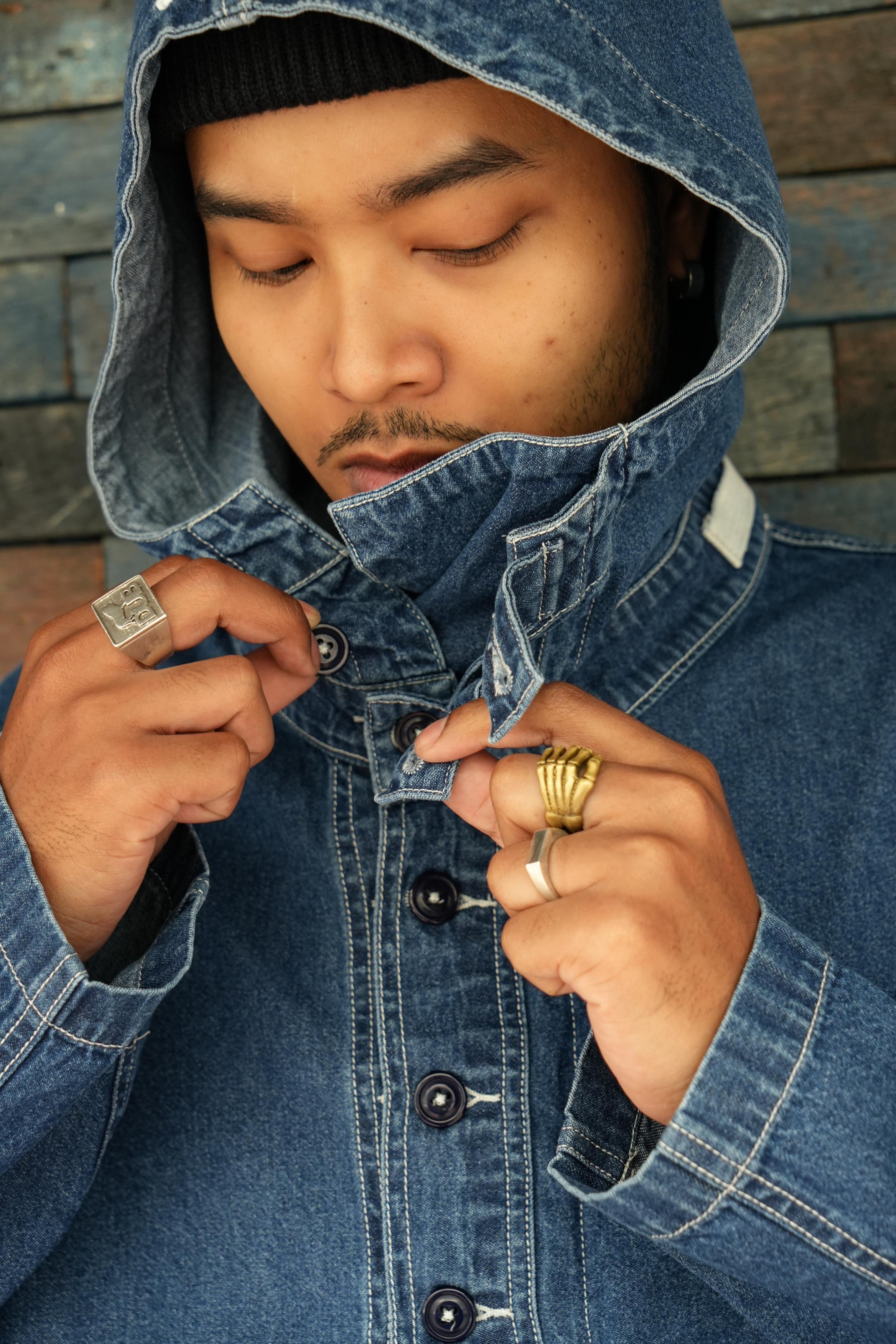 Pullover Pakra - Worn Denim