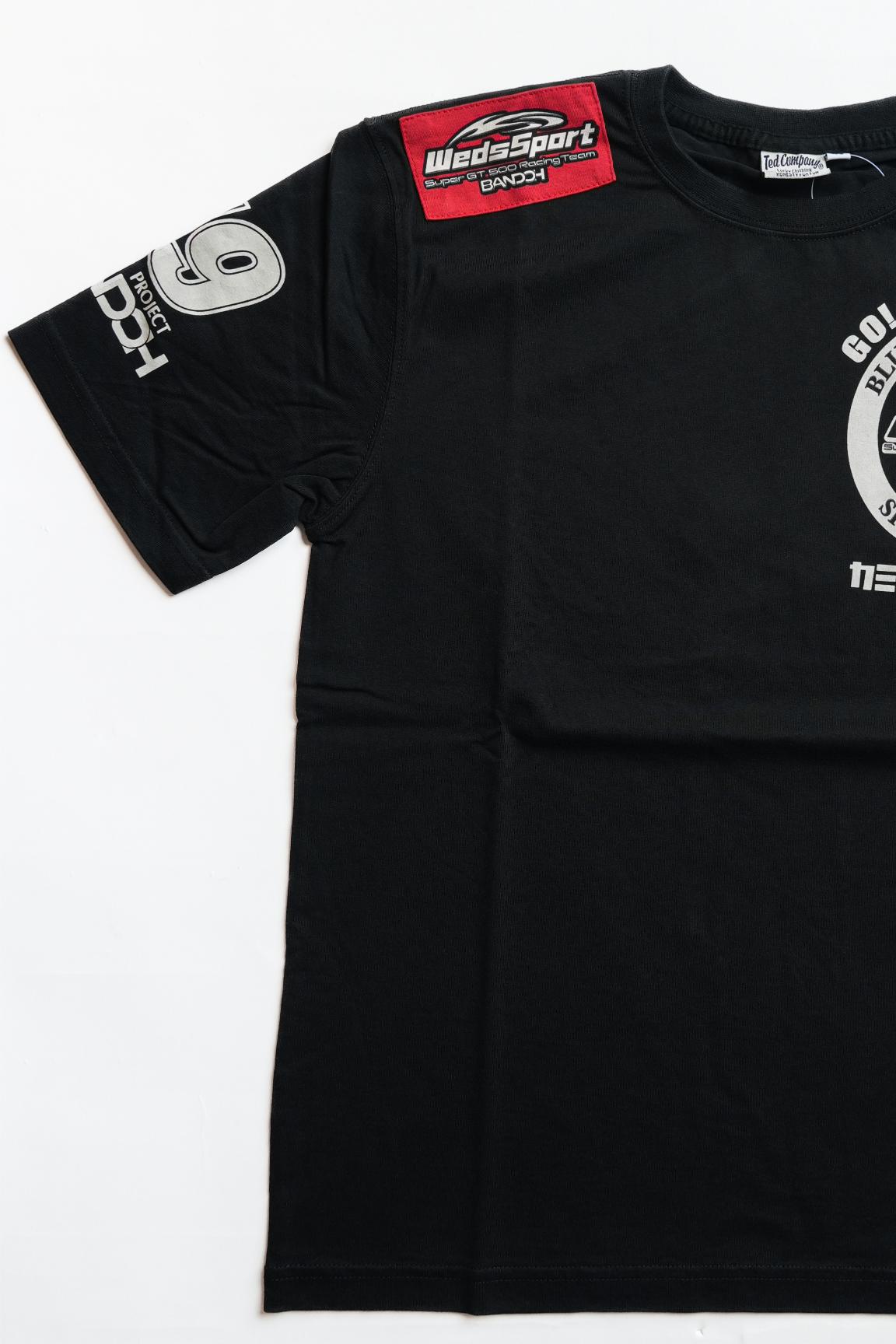 WEDSTEE-11 Triple collaboration T-shirt - BLACK