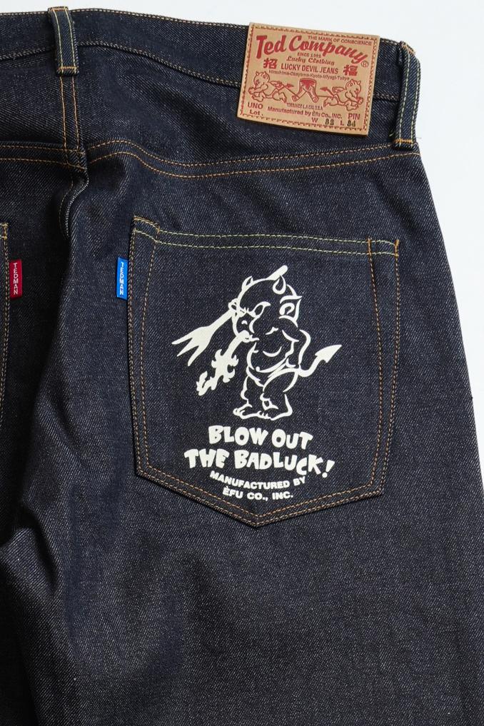 DEVIL-10 13oz denim - INDIGO