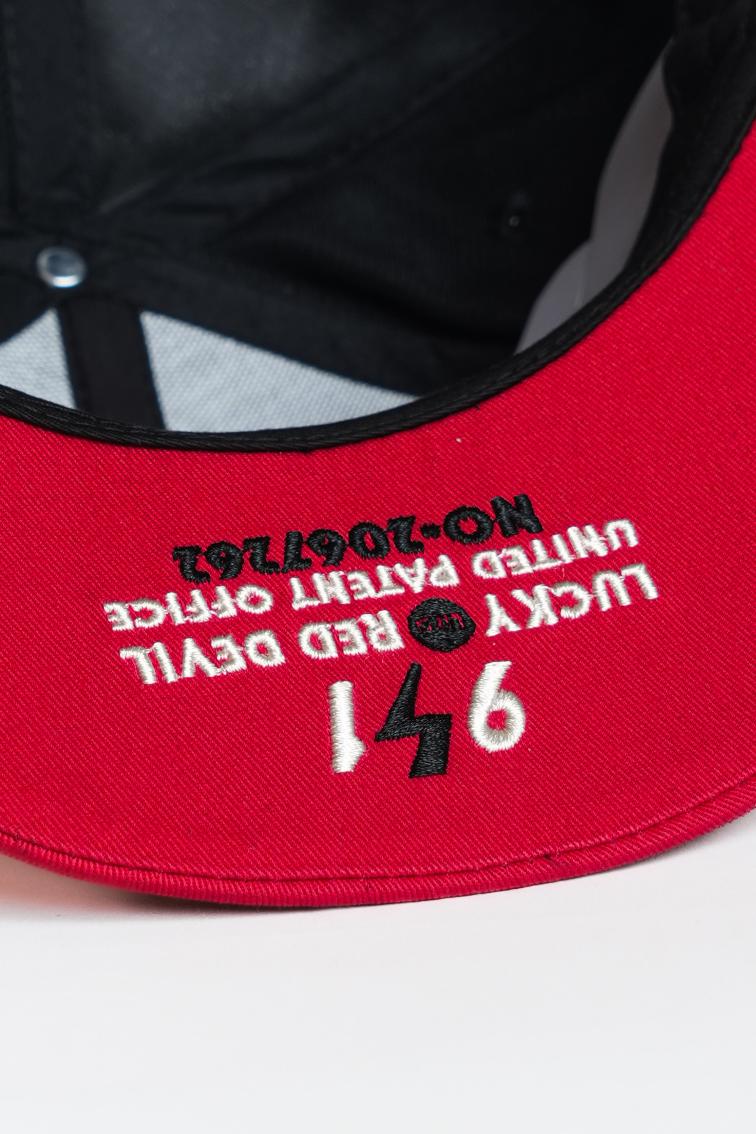 TDC-9200 Straight Cap - RED/BLACK