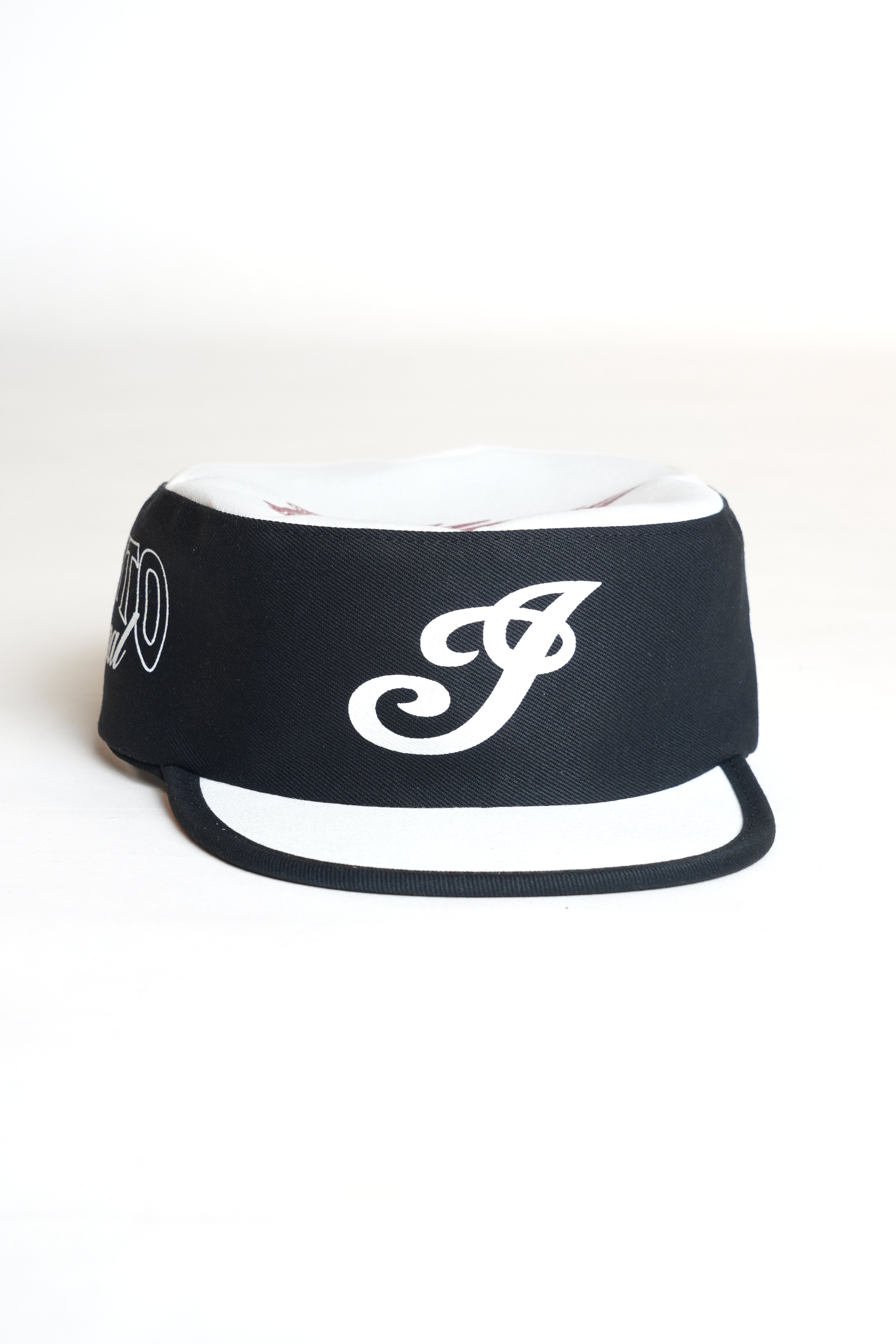 WORK CAP - BLACK/WHITE