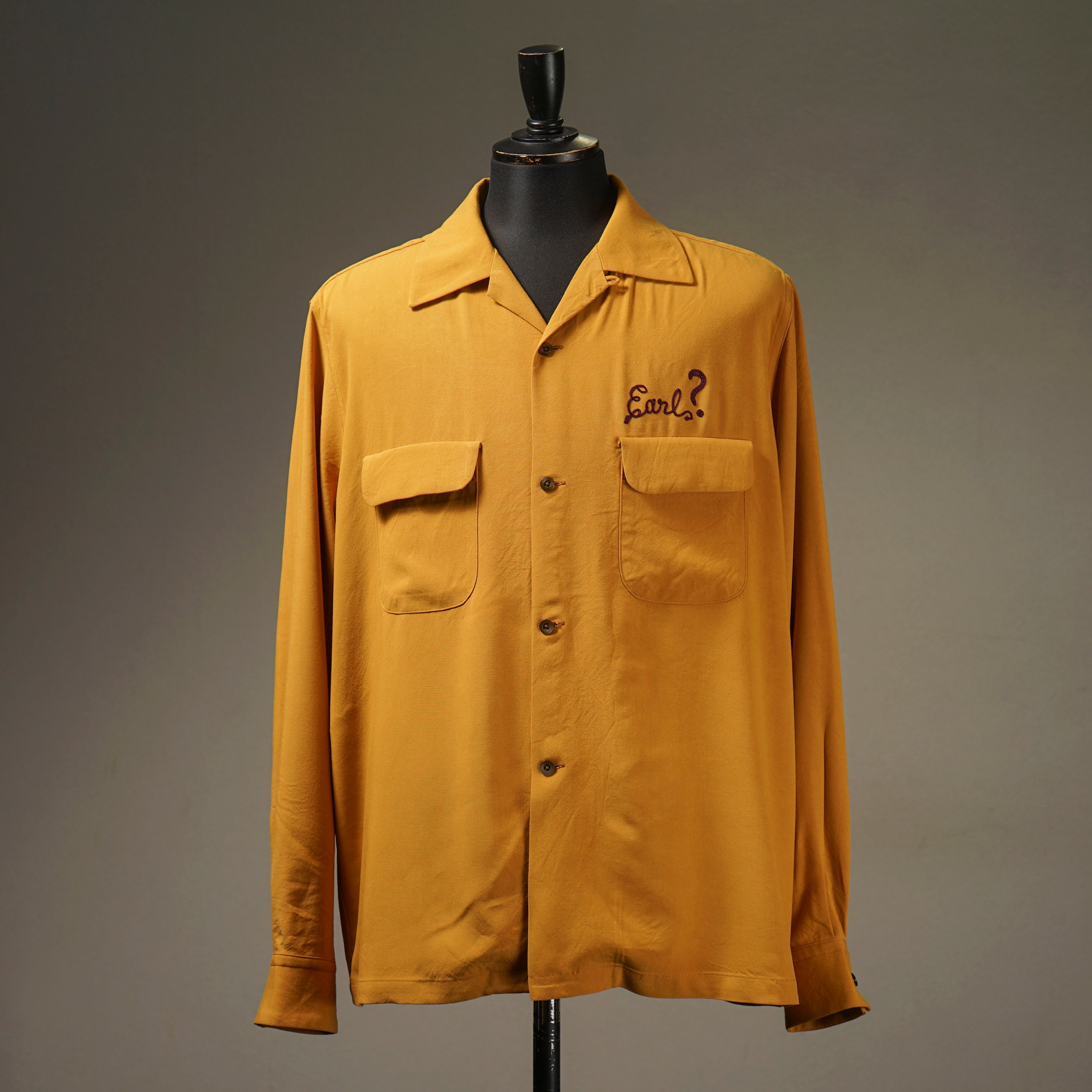 DRAGWAY - L/S SHIRTS - MUSTARD
