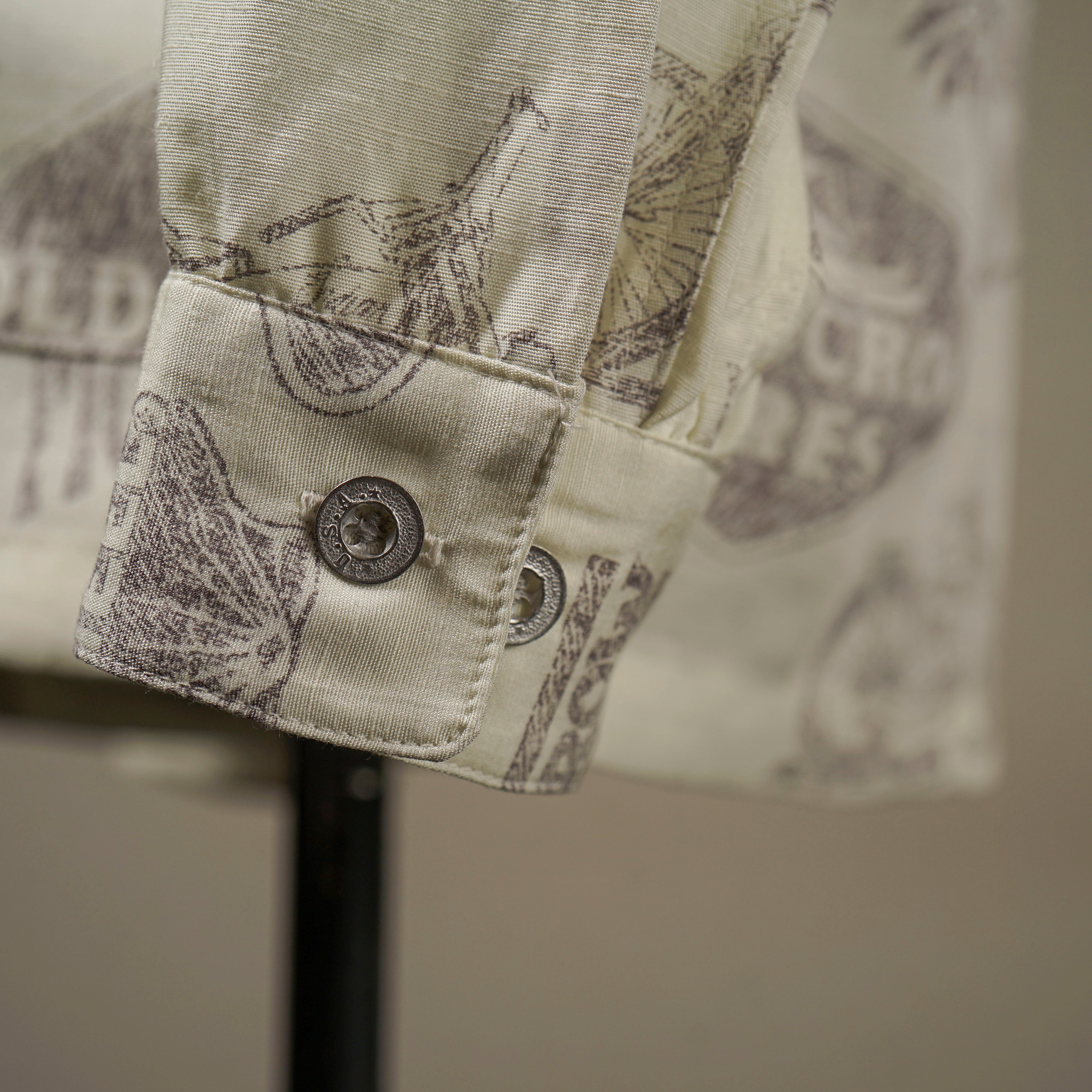 L.A. MOTORCYCLE GARAGE - L/S SHIRTS - BROWN