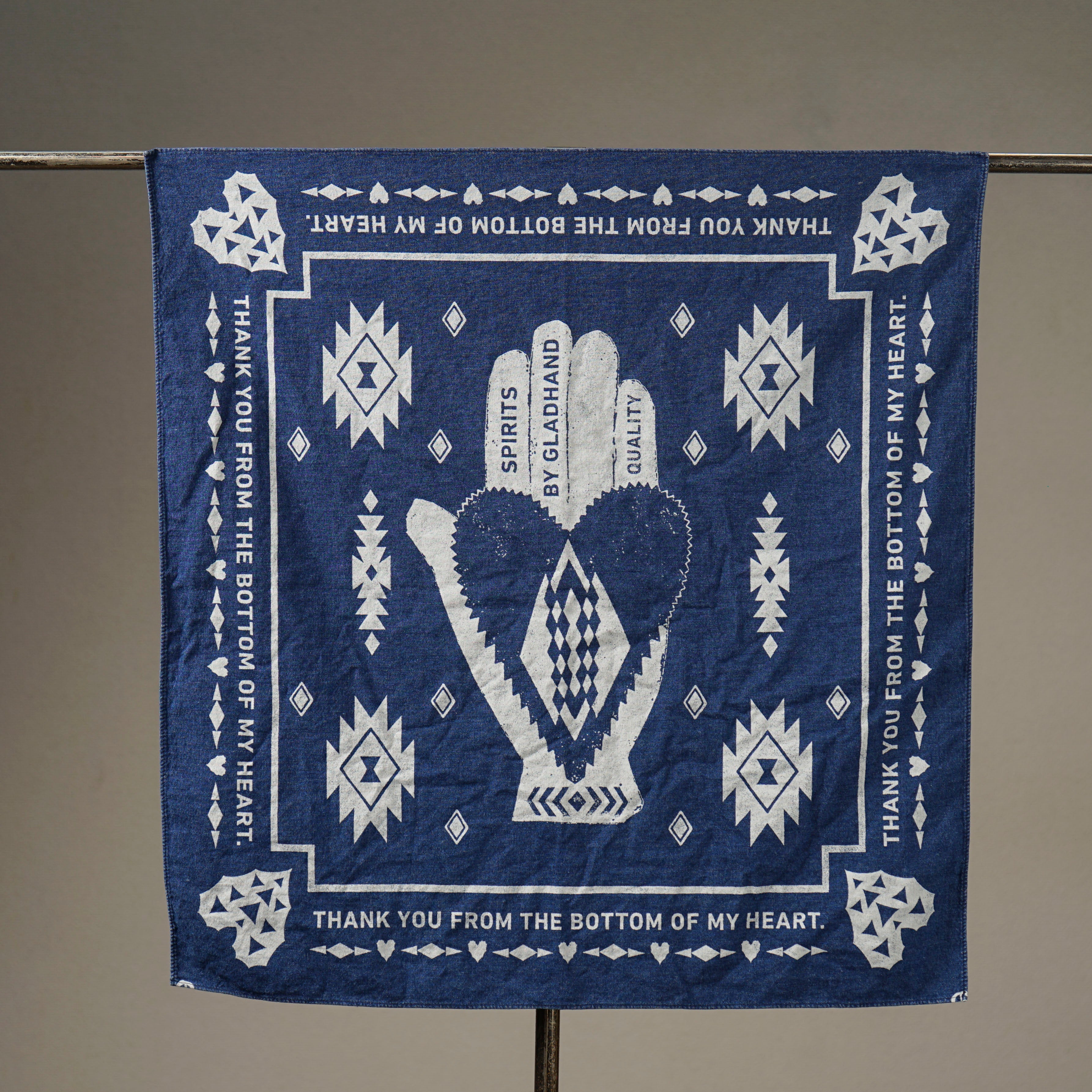 SPIRITS HEART - BANDANA - INDIGO