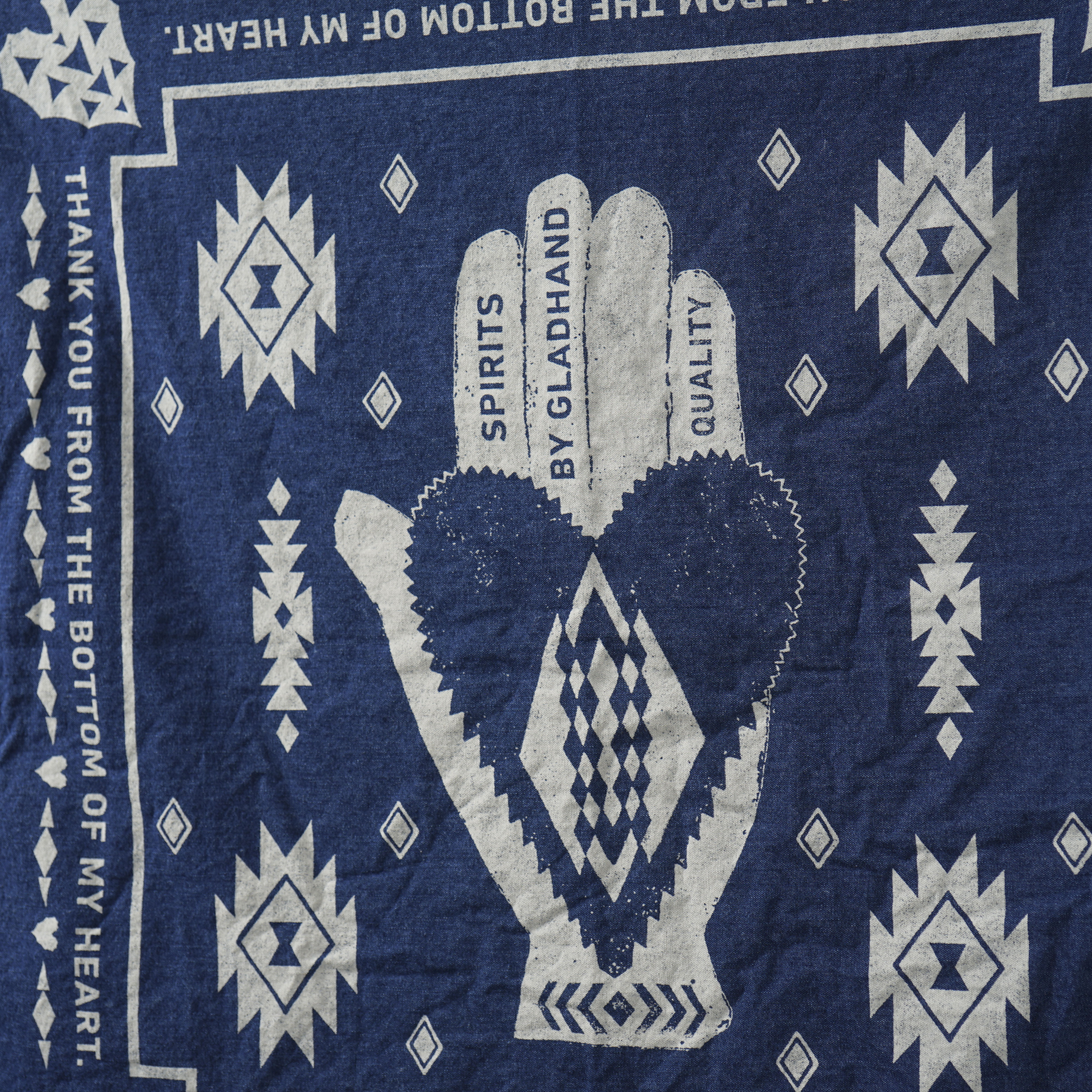 SPIRITS HEART - BANDANA - INDIGO