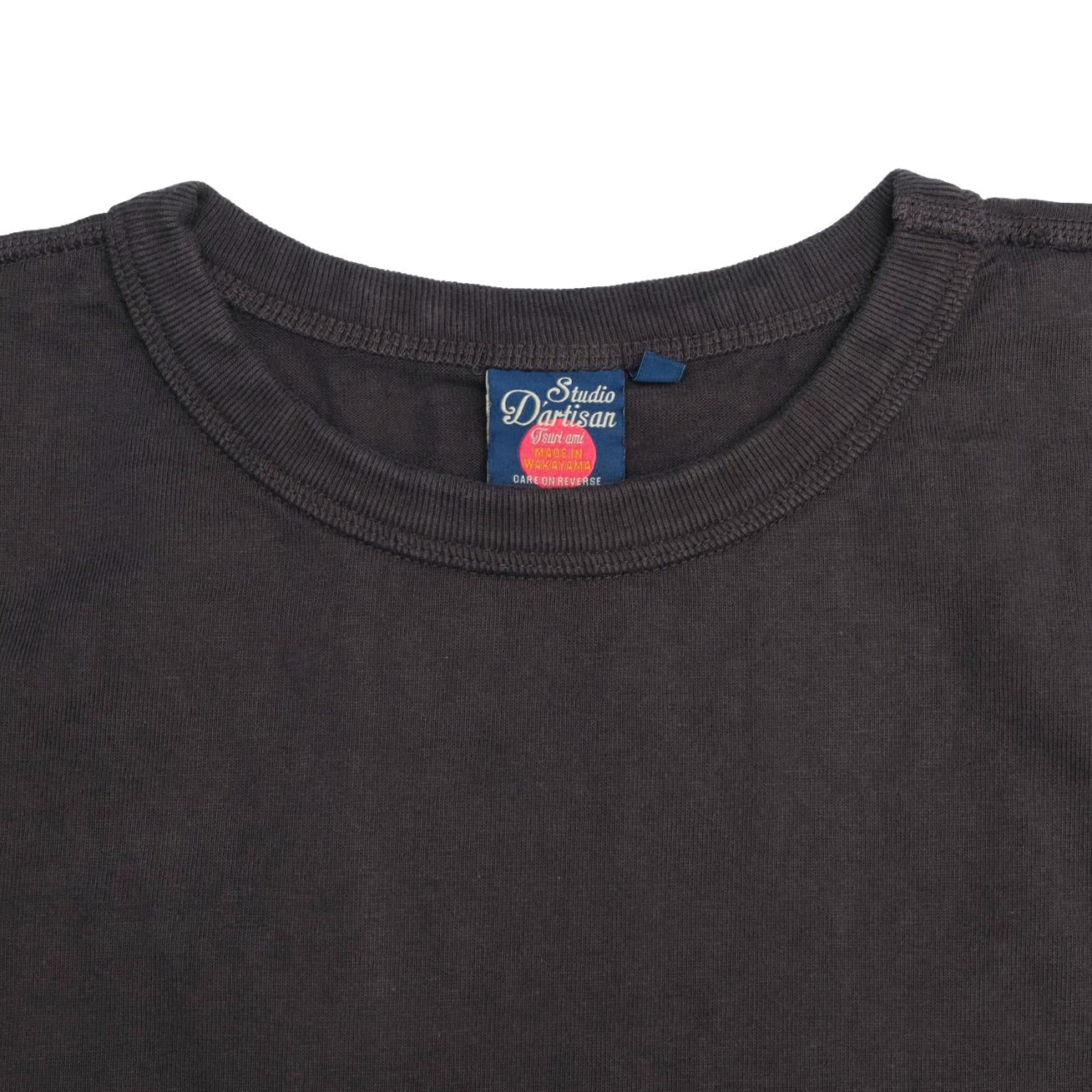 9913 Loop-knit pack T-shirt - BLACK